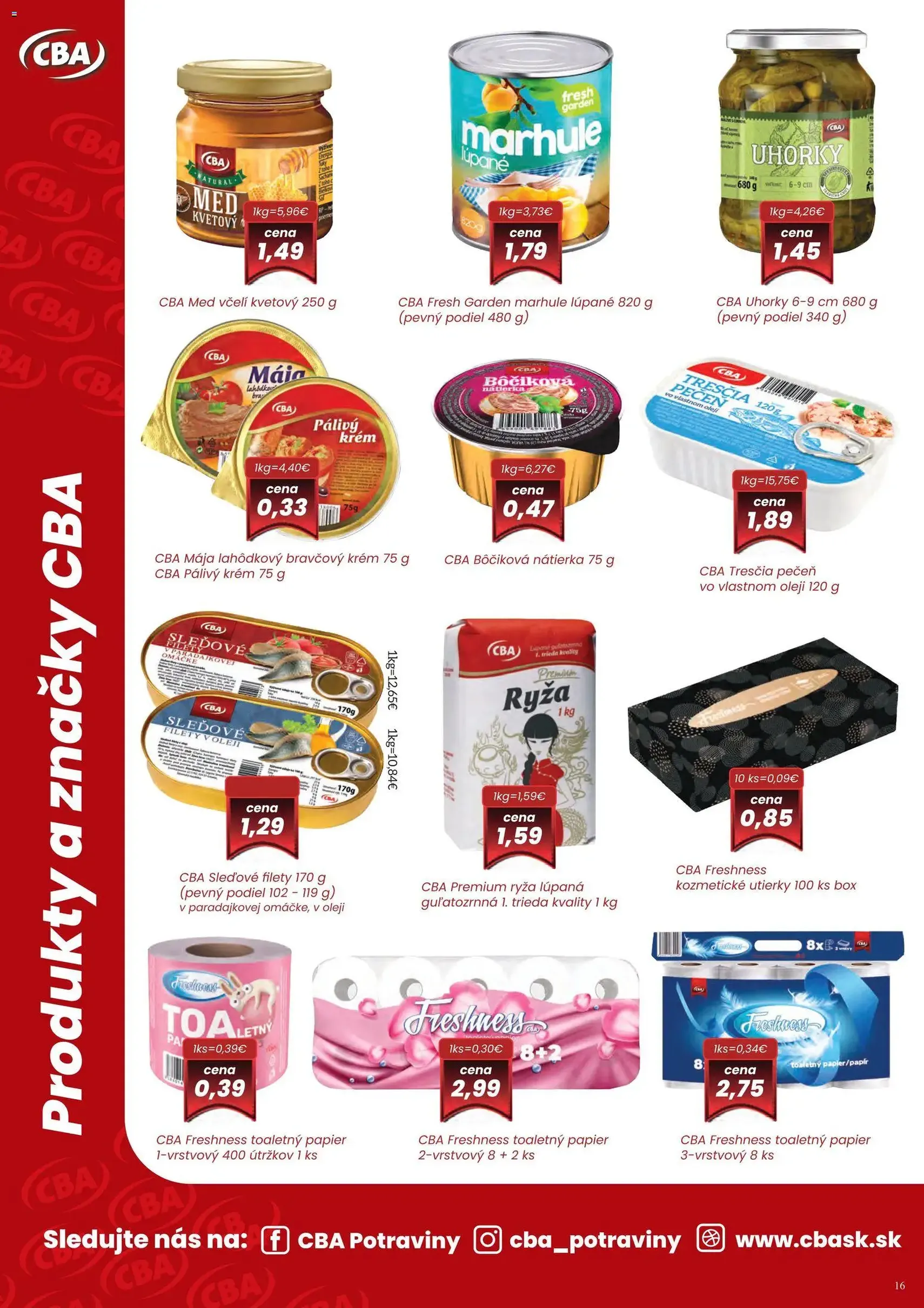 CBA Komfos leták - platný leták od 15.12.2025 strana 16 z 18