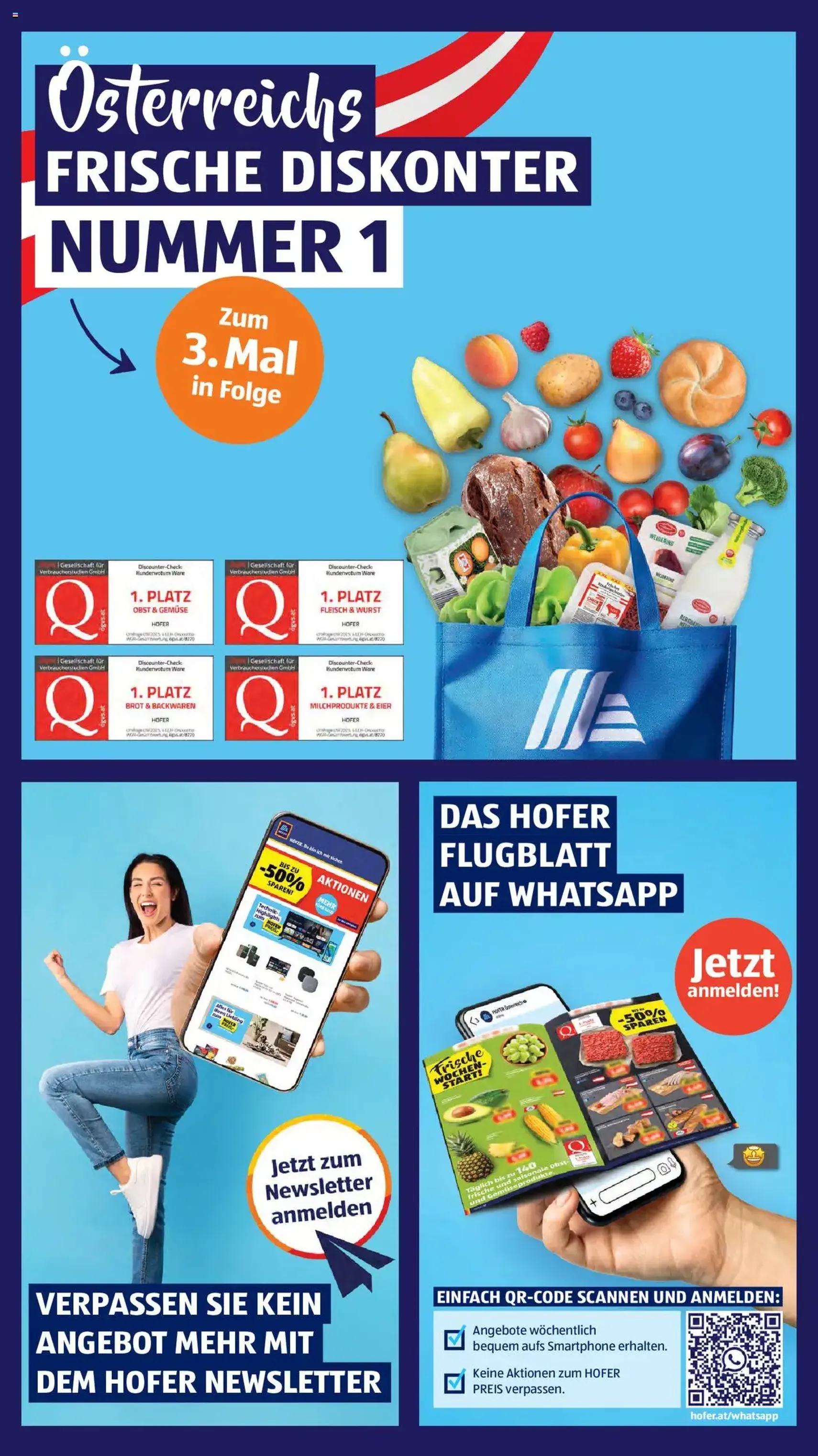 Hofer Flugblatt - Gültiger Prospekt ab 03.10.2025, Seite 3 von insgesamt 45