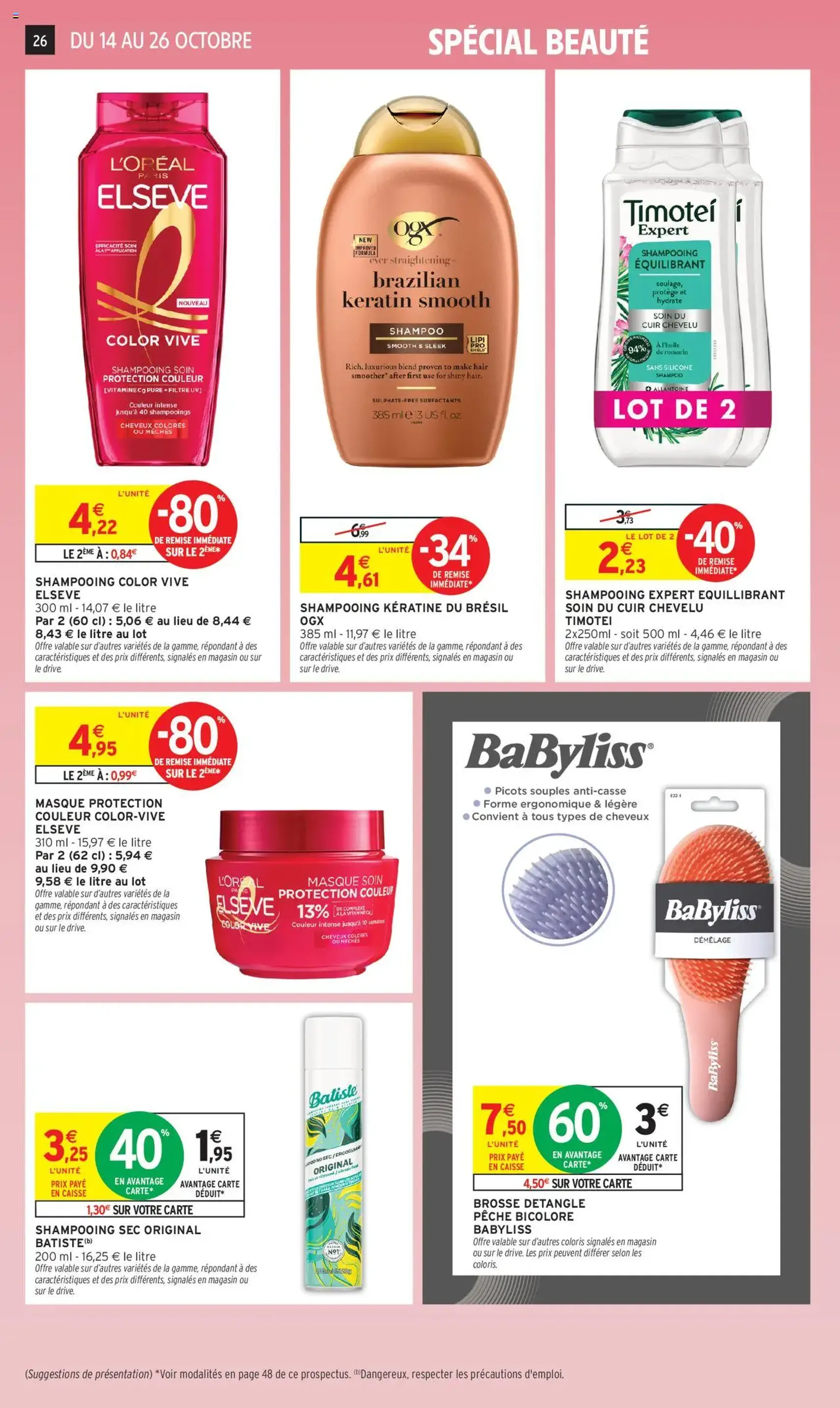 Intermarché catalogue semaine 42 - brochure valable à partir du 14/10/2025, page 26 sur 52