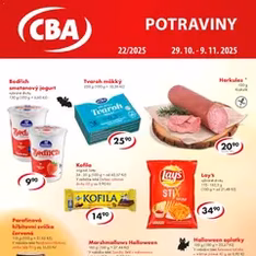 CBA leták - náhled letáku platný od 29.10.2025 CBA leták - náhled letáku platný od 29.10.2025