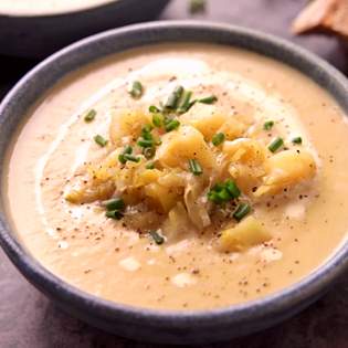 Recipe preview Homemade Creamy Leek and Potato Soup