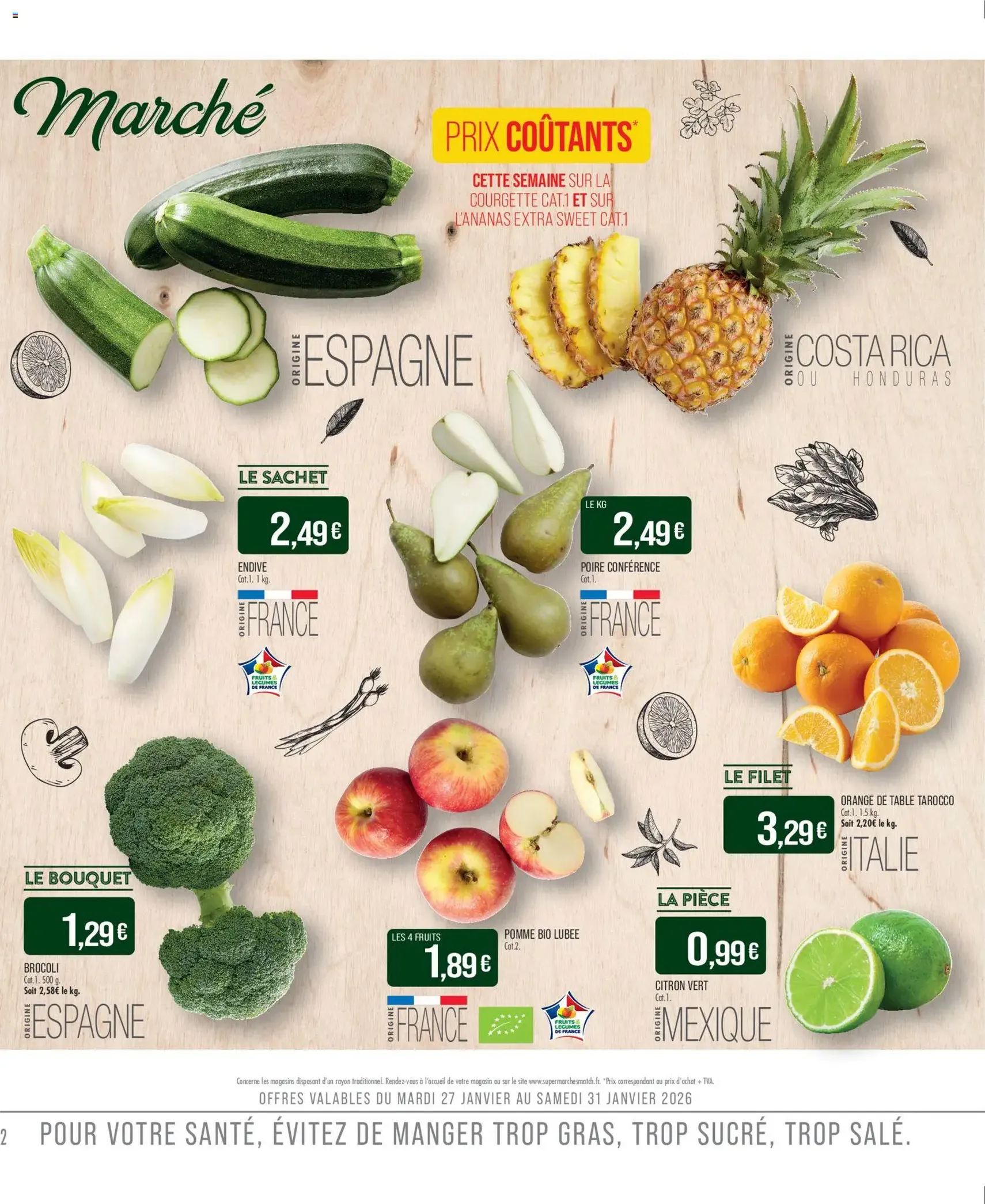 Match Supermarché catalogue - brochure valable à partir du 27/01/2026, page 2 sur 20