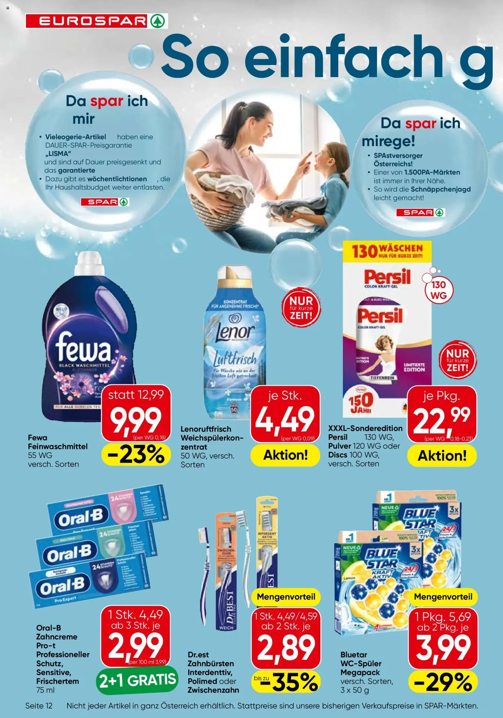 Eurospar Flugblatt - Gültiger Prospekt ab 10.09.2026, Seite 12 von insgesamt 16
