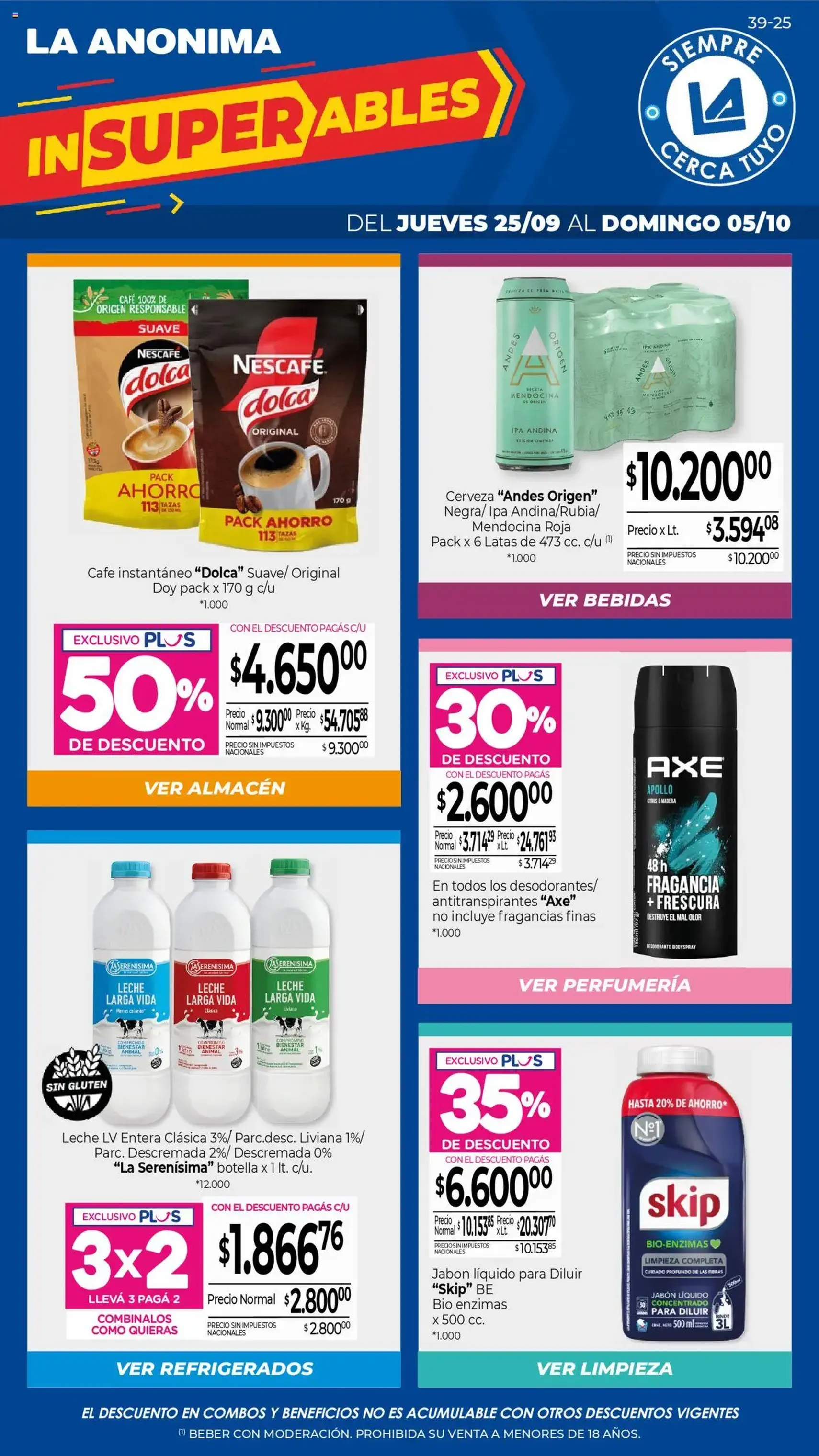 La Anonima catálogo - folleto válido desde 25/09/2025 página 1 de 37