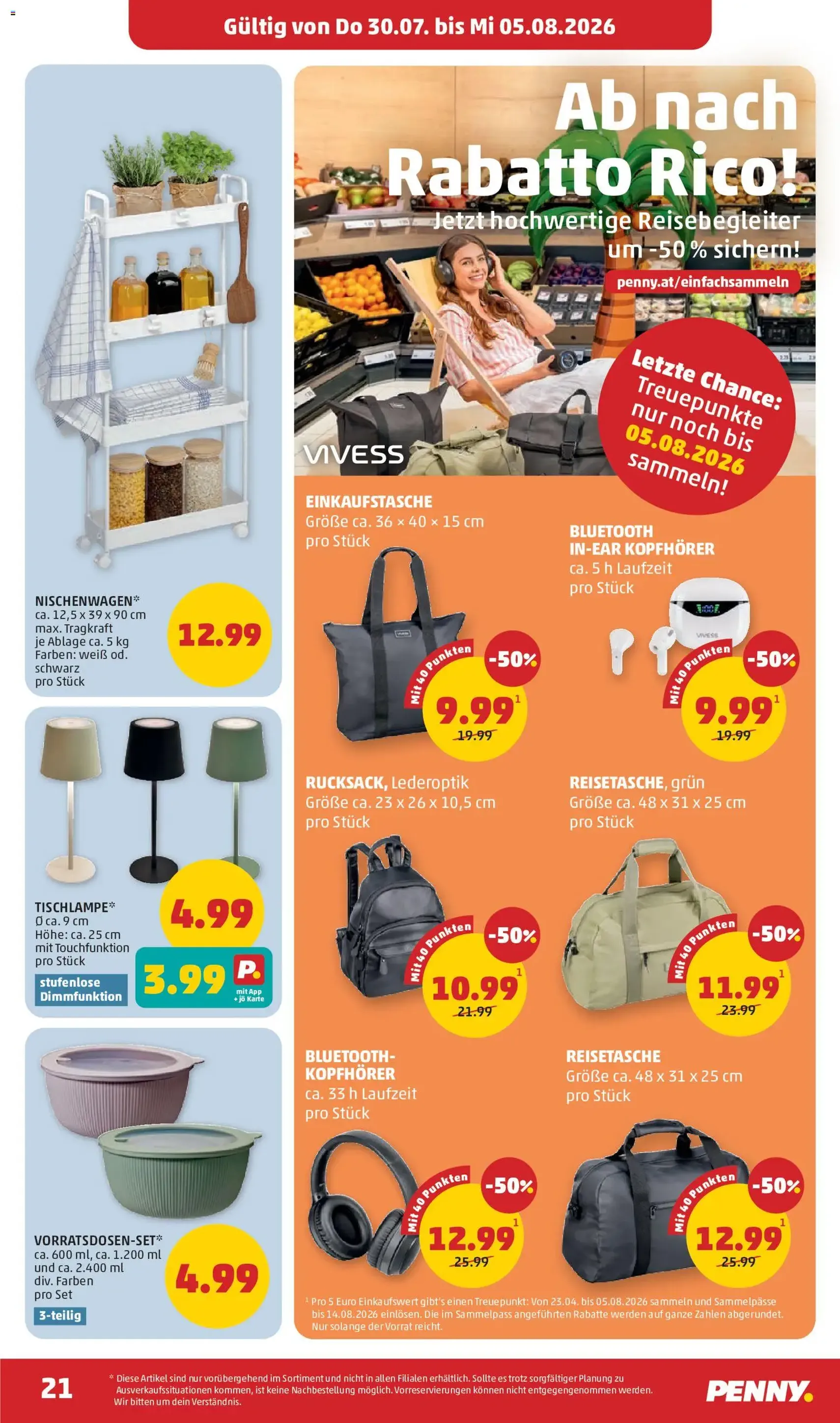 Penny Markt Flugblatt - Gültiger Prospekt ab 30.07.2026, Seite 21 von insgesamt 28
