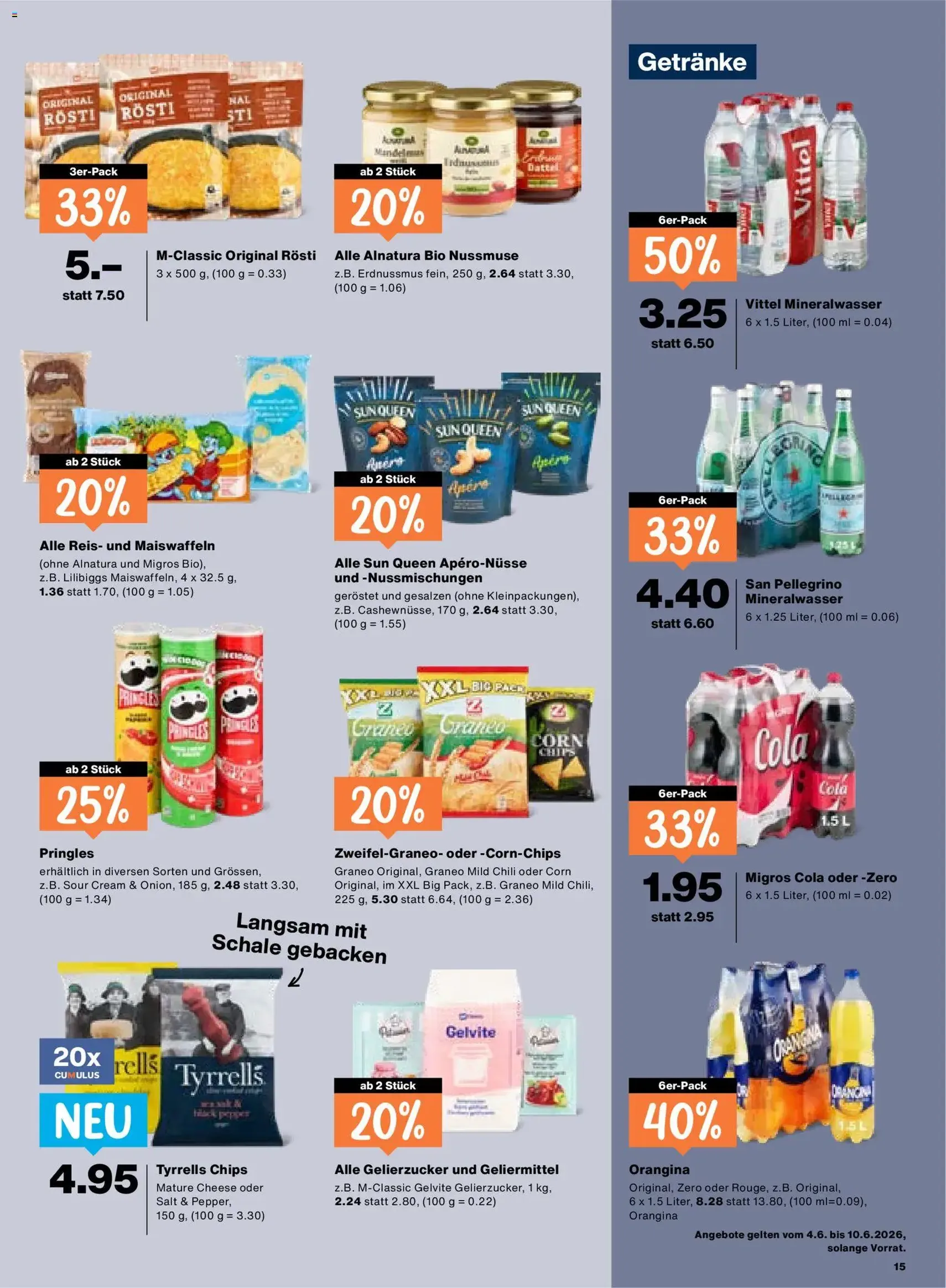 Migros aktionen - Gültiger Prospekt ab 04.06.2026, Seite 15 von insgesamt 24