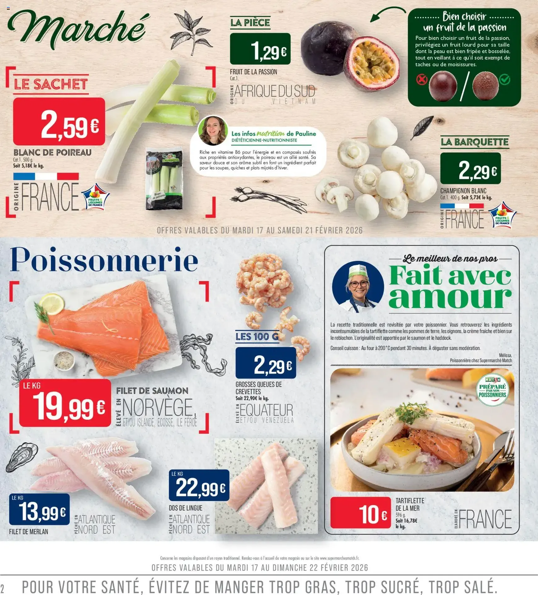 Match Supermarché catalogue - brochure valable à partir du 17/02/2026, page 2 sur 20