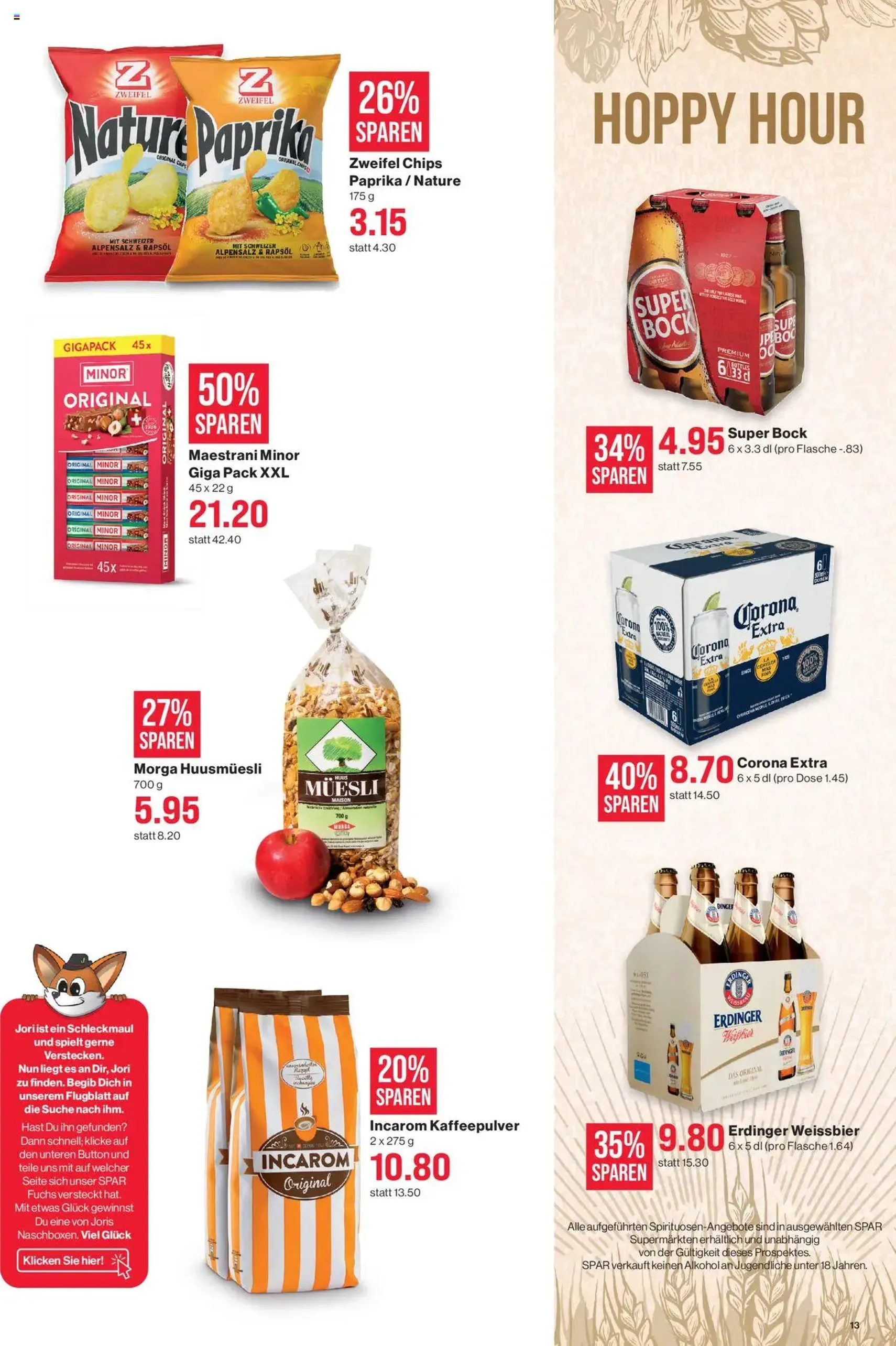 SPAR Aktionen - Gültiger Prospekt ab 21.08.2025, Seite 13 von insgesamt 24