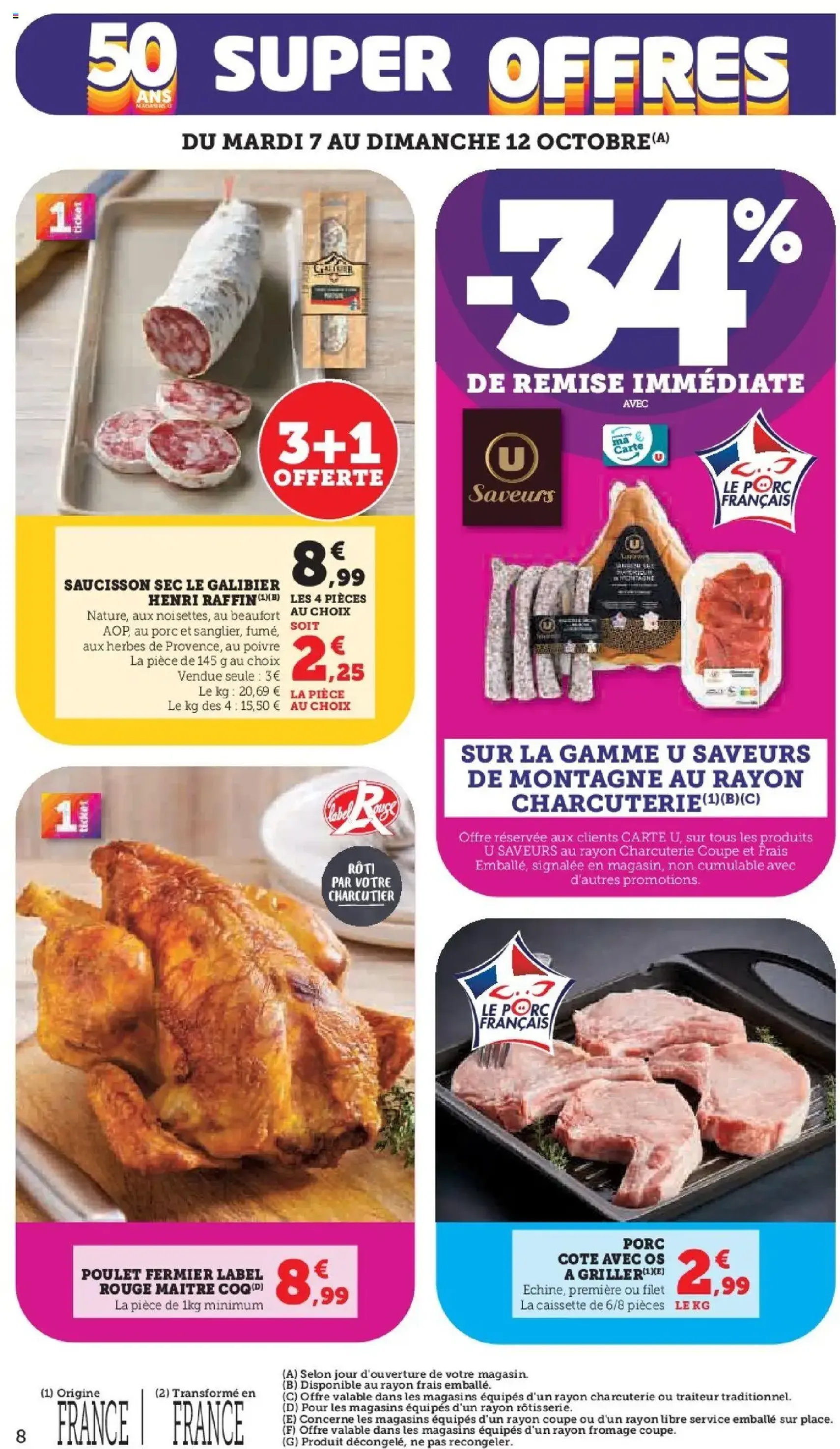 Hyper U catalogue - brochure valable à partir du 07/10/2025, page 8 sur 44