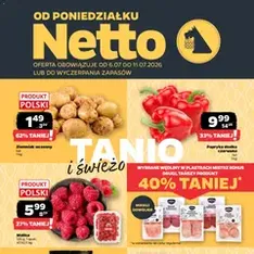 Netto gazetka od poniedziałku spożywcza - podgląd gazetki ważnej od 06.07.2026