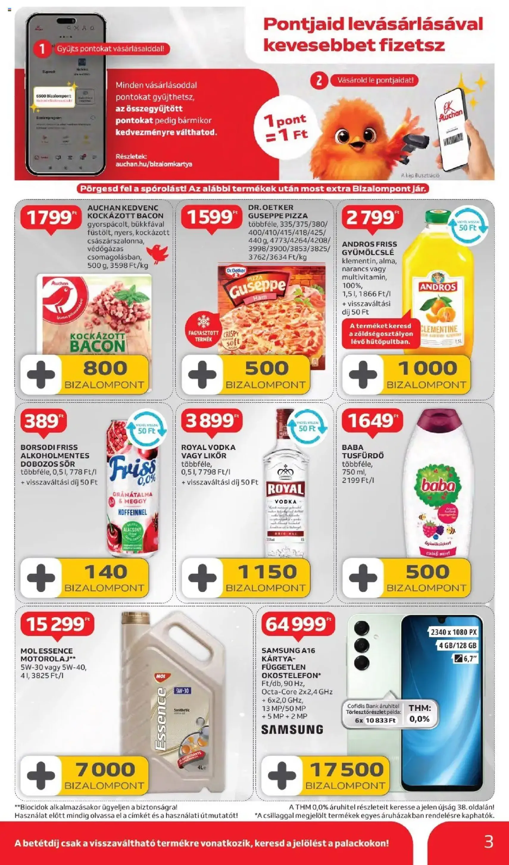 Auchan Akciós újság - 2025.09.11. érvényes szórólap 3 oldal 42 oldalból Auchan Akciós újság - 2025.09.11. érvényes szórólap 3 oldal 42 oldalból