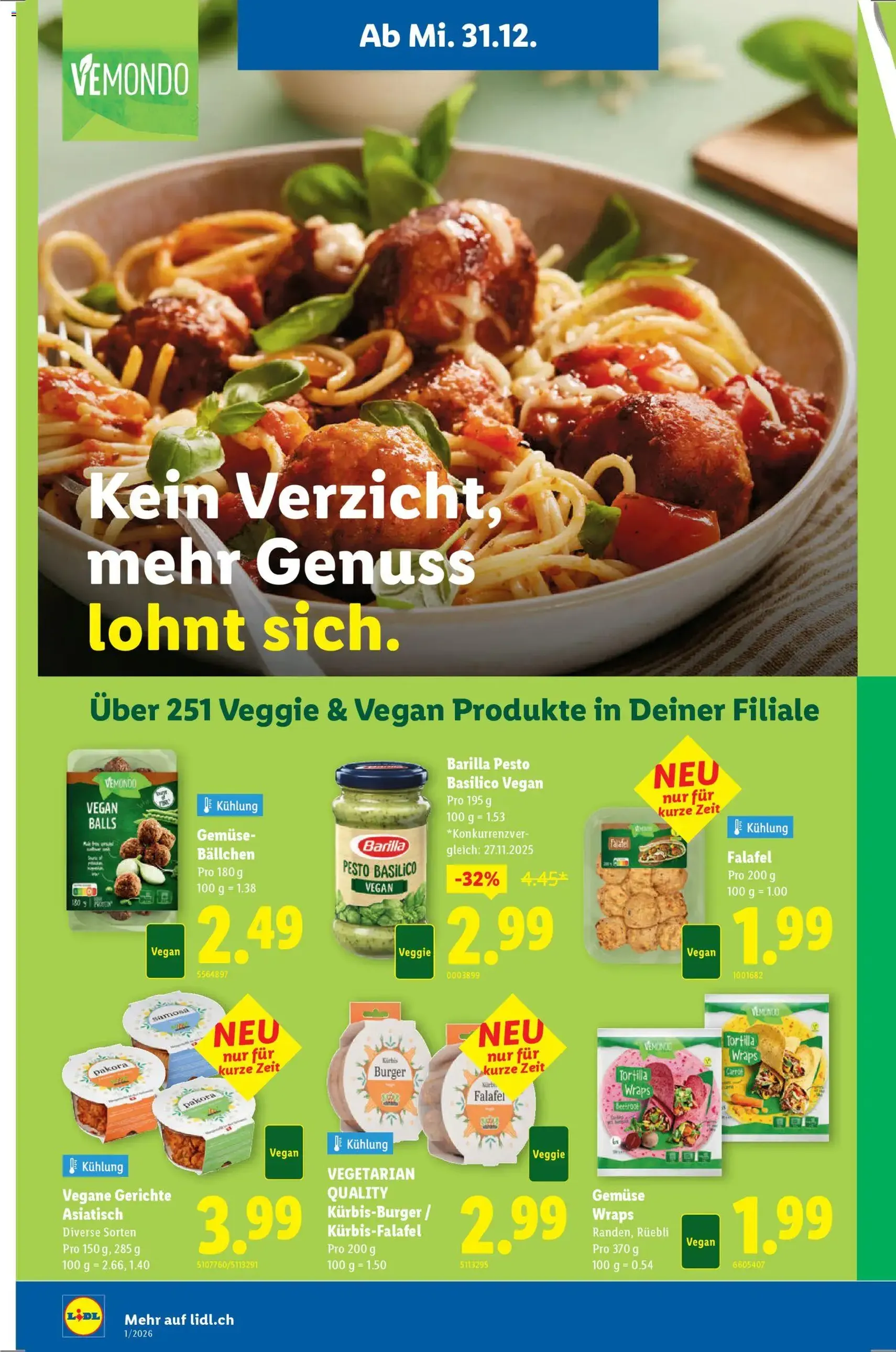 Lidl Aktionen - Gültiger Prospekt ab 31.12.2025, Seite 12 von insgesamt 32