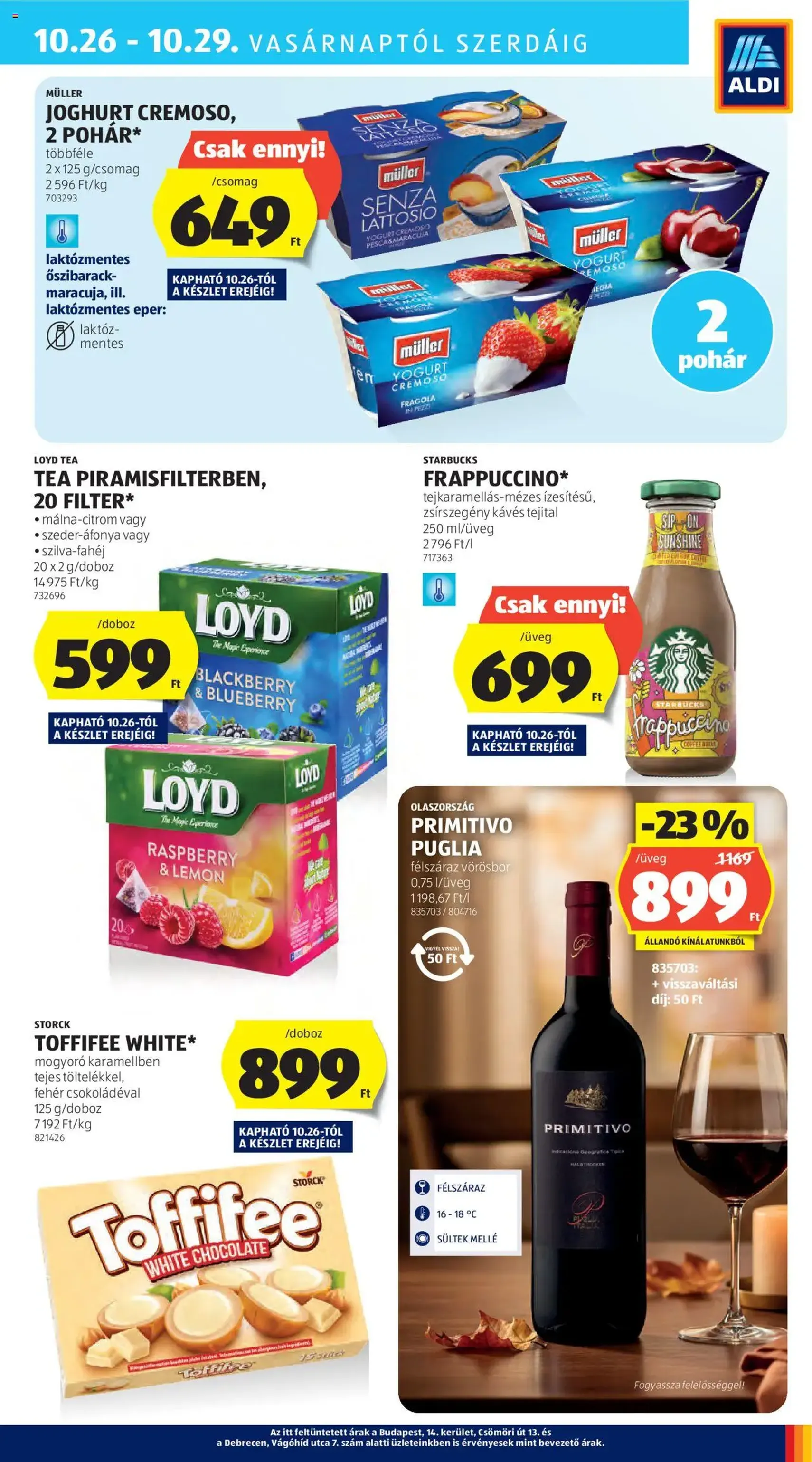 Aldi Akciós újság - 2025.10.24. érvényes szórólap 37 oldal 51 oldalból Aldi Akciós újság - 2025.10.24. érvényes szórólap 37 oldal 51 oldalból