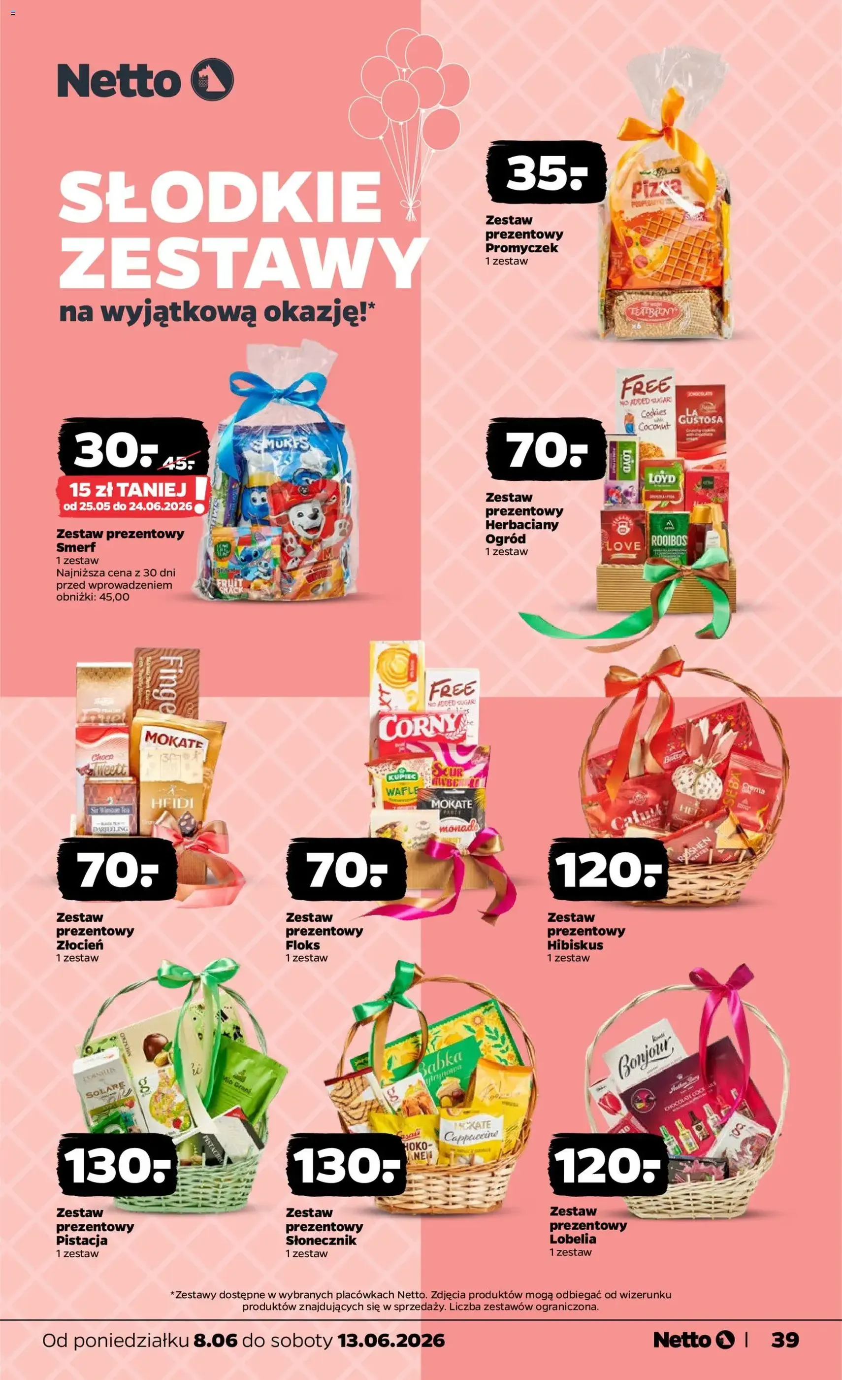Netto gazetka od poniedziałku spożywcza - ważny gazetka od 08.06.2026 strona 39 z 41