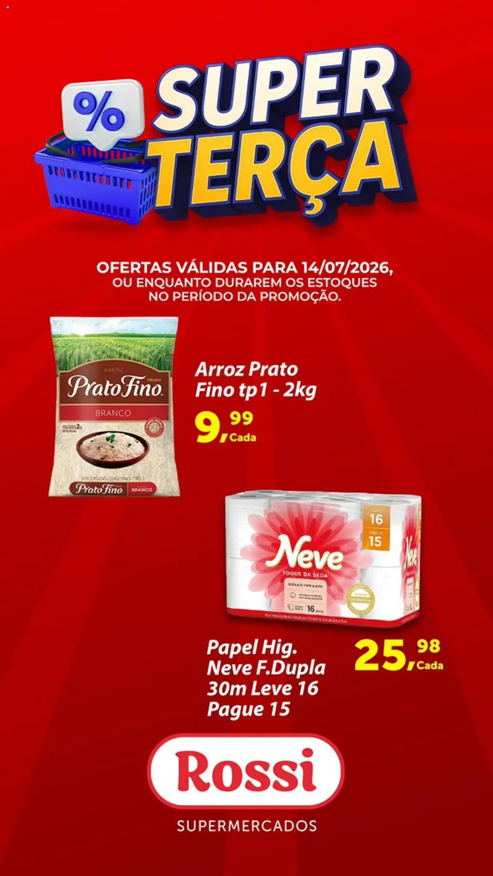 Rossi Supermercados ofertas do Dia - folheto válido a partir de 14/07/2026 página 2 de 2