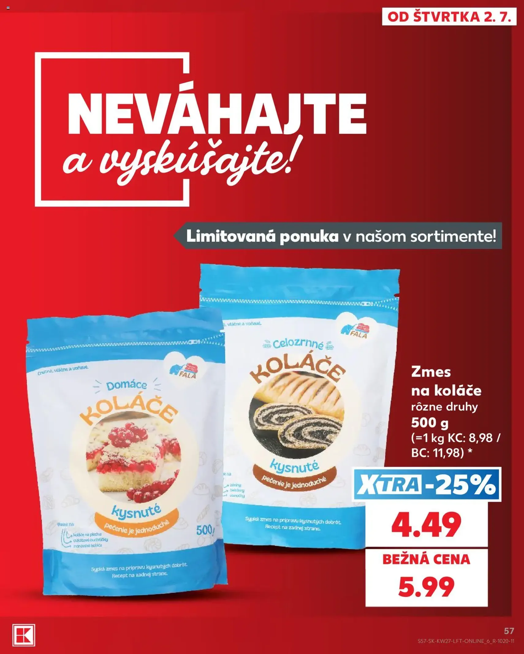 Kaufland leták - platný leták od 02.07.2026 strana 57 z 80