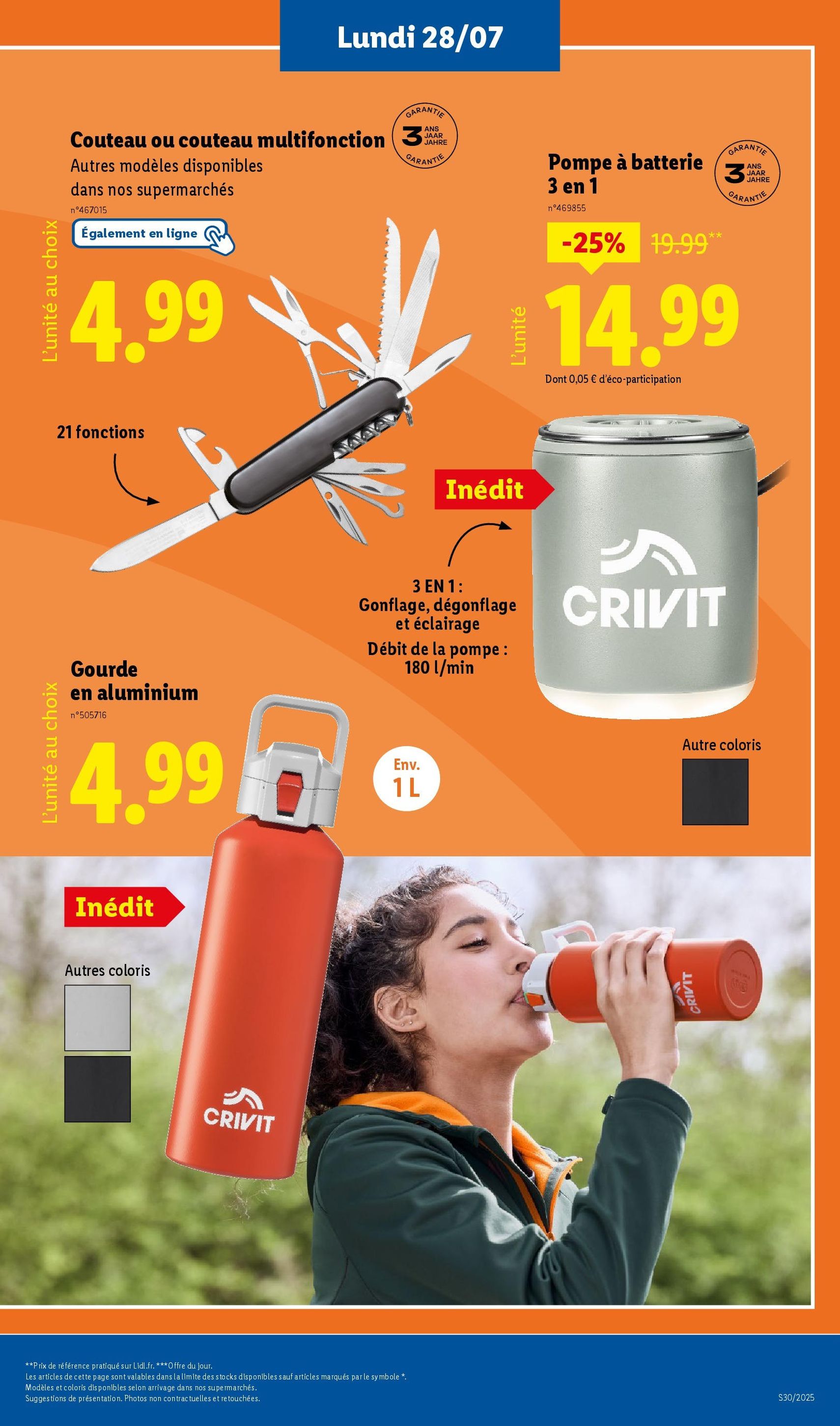 LIDL catalogue semaine 29 - brochure valable à partir du 24/07/2025, page 55 sur 73 LIDL catalogue semaine 29 - brochure valable à partir du 24/07/2025, page 55 sur 73