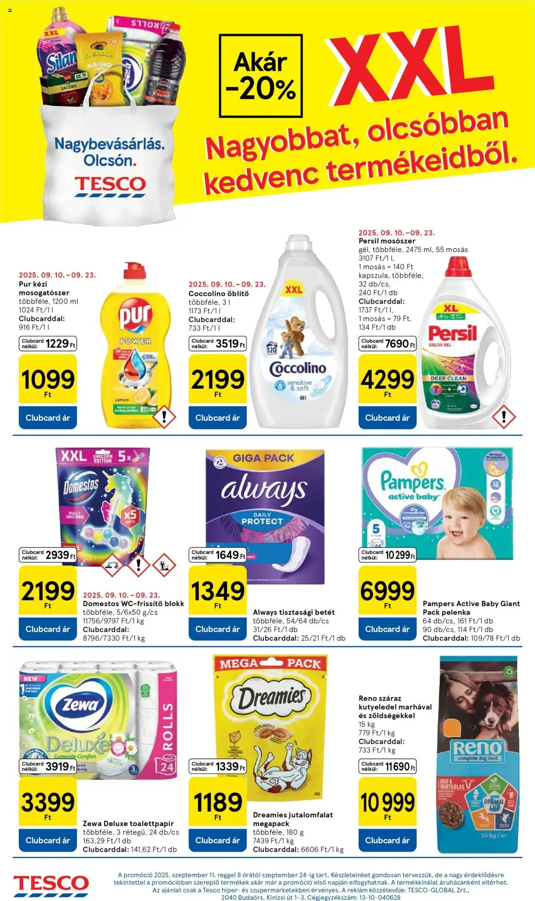 Tesco Hipermarket - Akciós újság - 2025.09.18. érvényes szórólap 12 oldal 32 oldalból