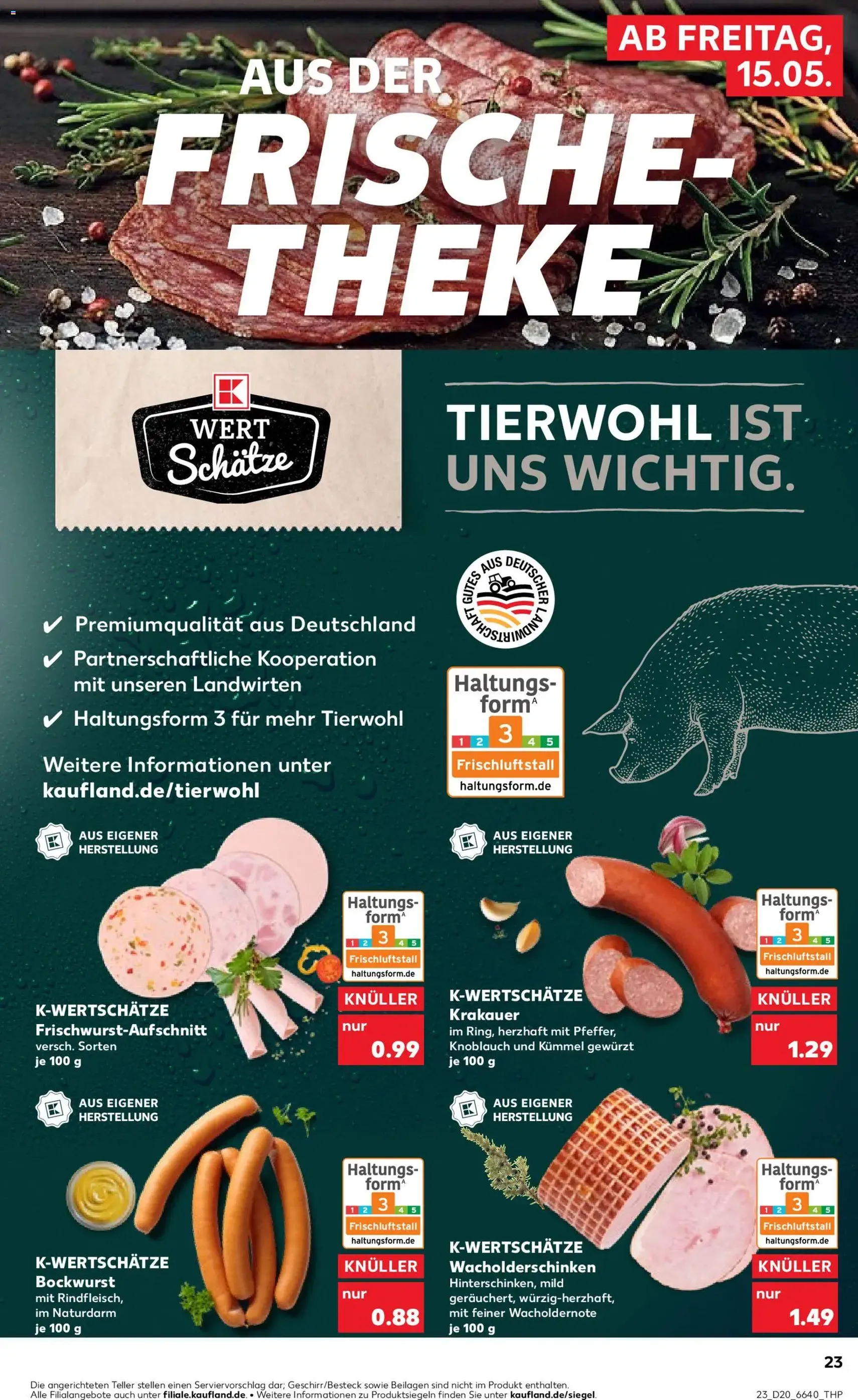 Kaufland Prospekt - Gültiger Prospekt ab 15.05.2026, Seite 23 von insgesamt 54