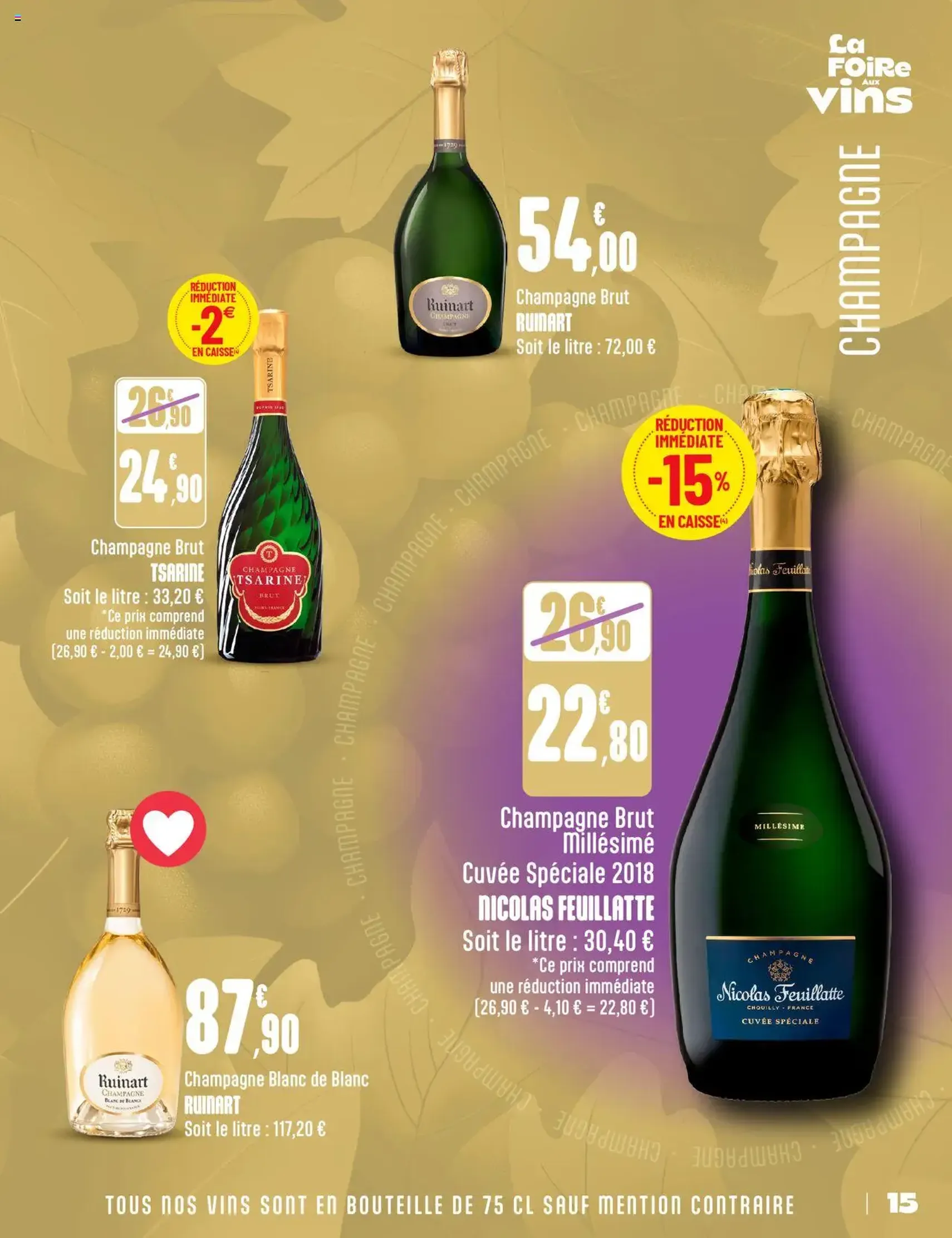 G20 Supermarchés catalogue la foire aux vins - brochure valable à partir du 24/09/2025, page 15 sur 20