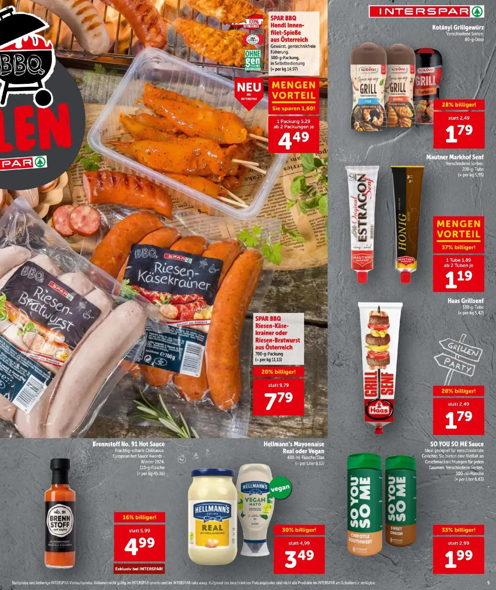 Interspar - Flugblatt - Gültiger Prospekt ab 07.05.2026, Seite 9 von insgesamt 24