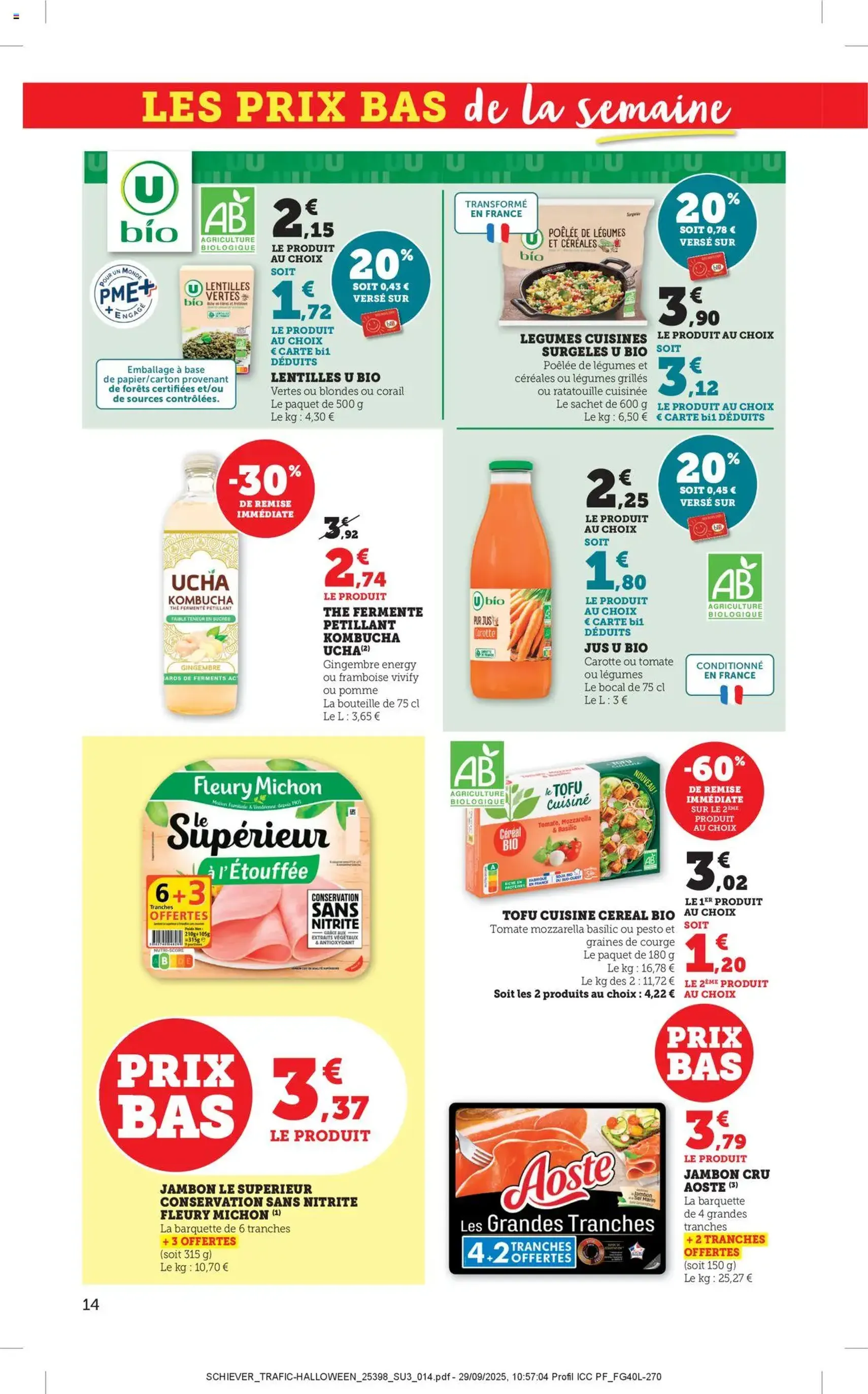 Bi1 catalogue - brochure valable à partir du 20/10/2025, page 14 sur 36 Bi1 catalogue - brochure valable à partir du 20/10/2025, page 14 sur 36