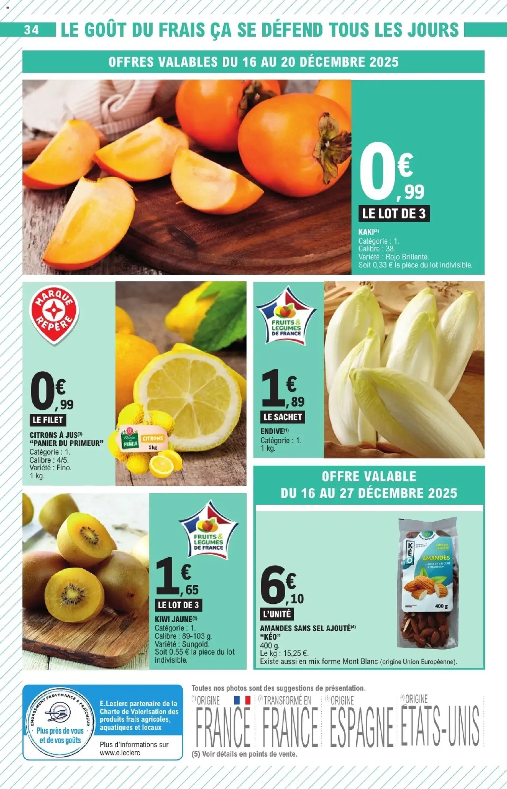E.Leclerc catalogue semaine 51 - brochure valable à partir du 16/12/2025, page 34 sur 64