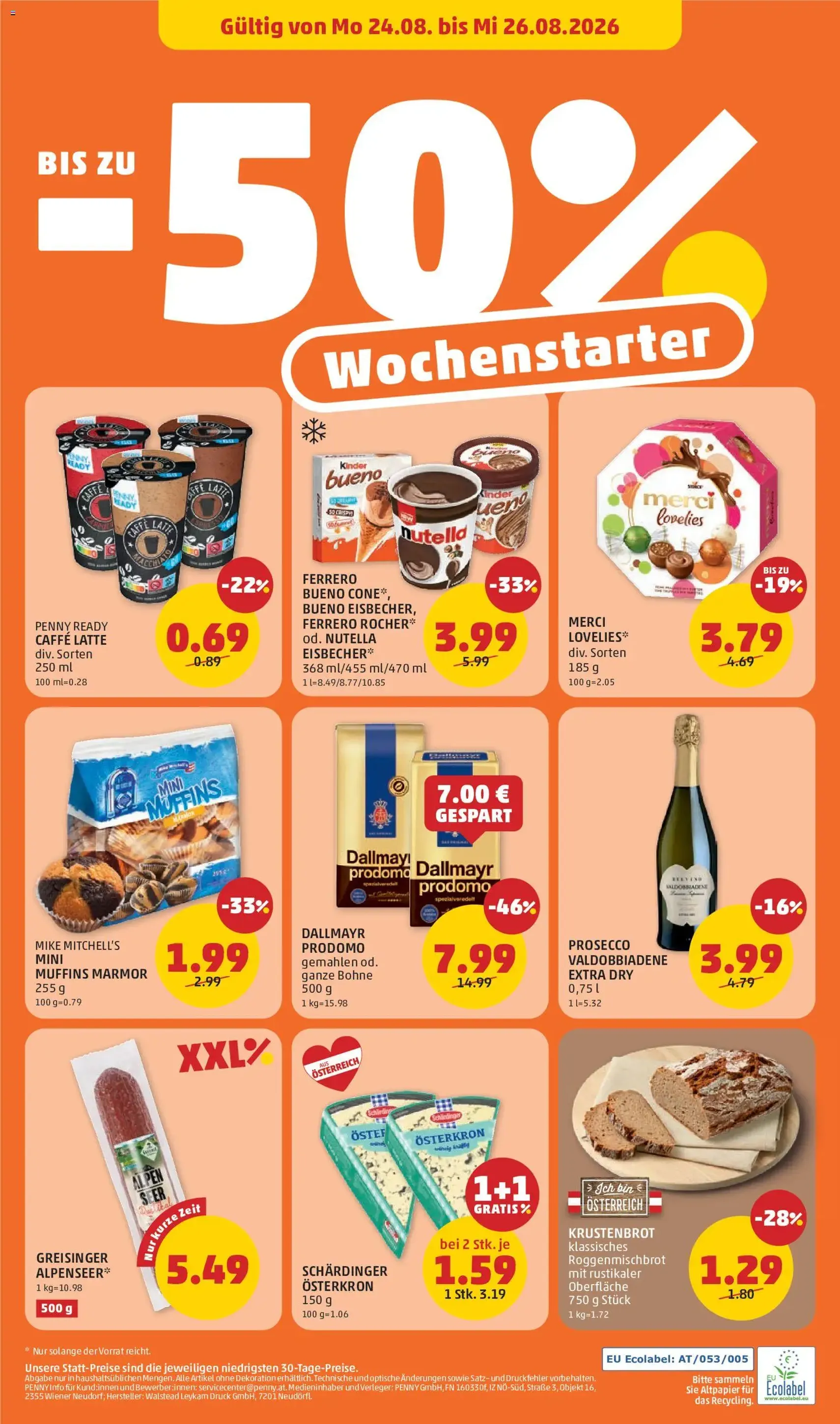 Penny Markt Flugblatt - Gültiger Prospekt ab 20.08.2026, Seite 24 von insgesamt 28