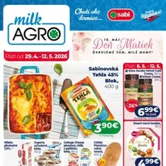 Milk Agro leták - náhľad letáku platný od 29.04.2026