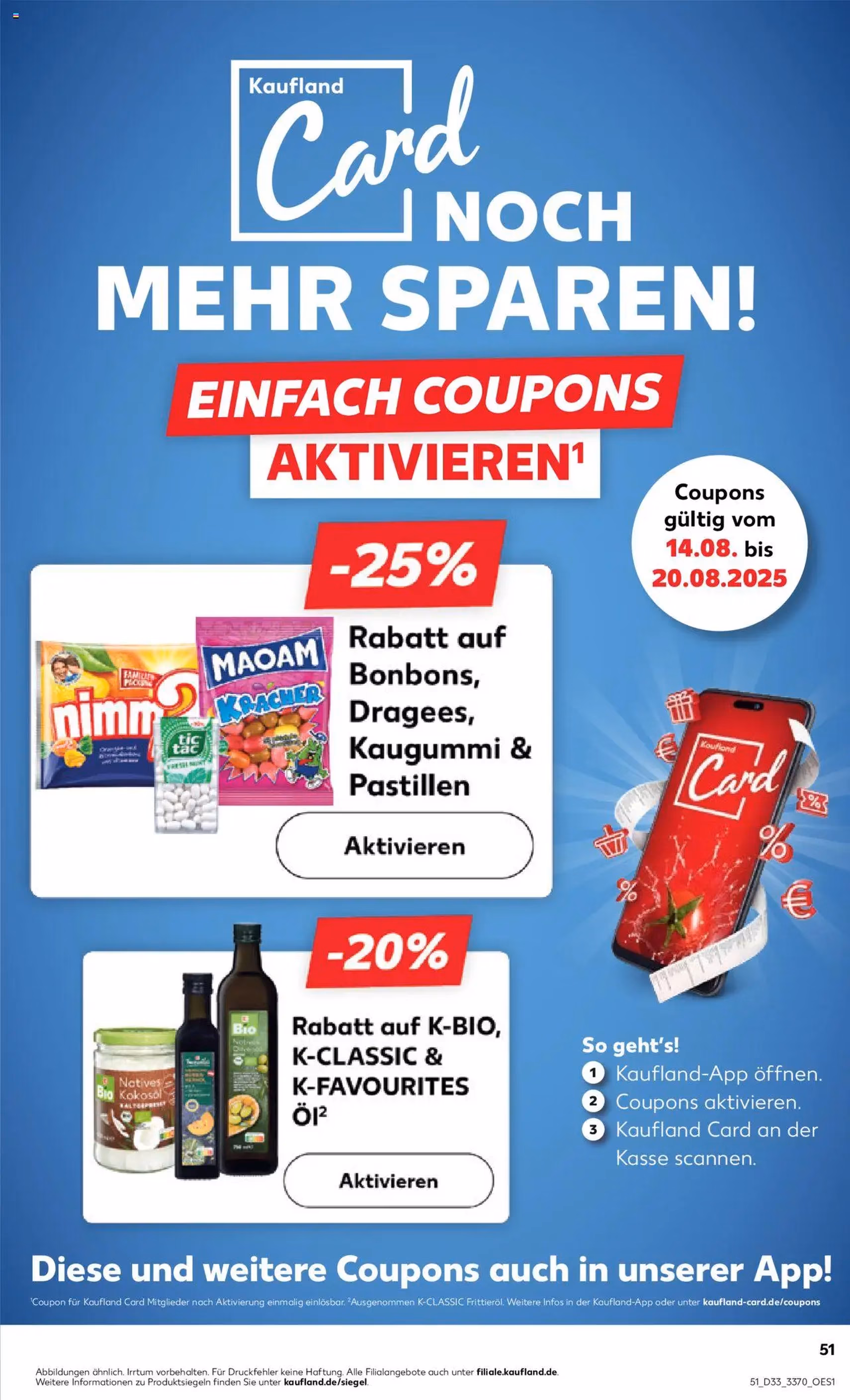 Kaufland Prospekt - Gültiger Prospekt ab 14.08.2025, Seite 51 von insgesamt 58 Kaufland Prospekt - Gültiger Prospekt ab 14.08.2025, Seite 51 von insgesamt 58