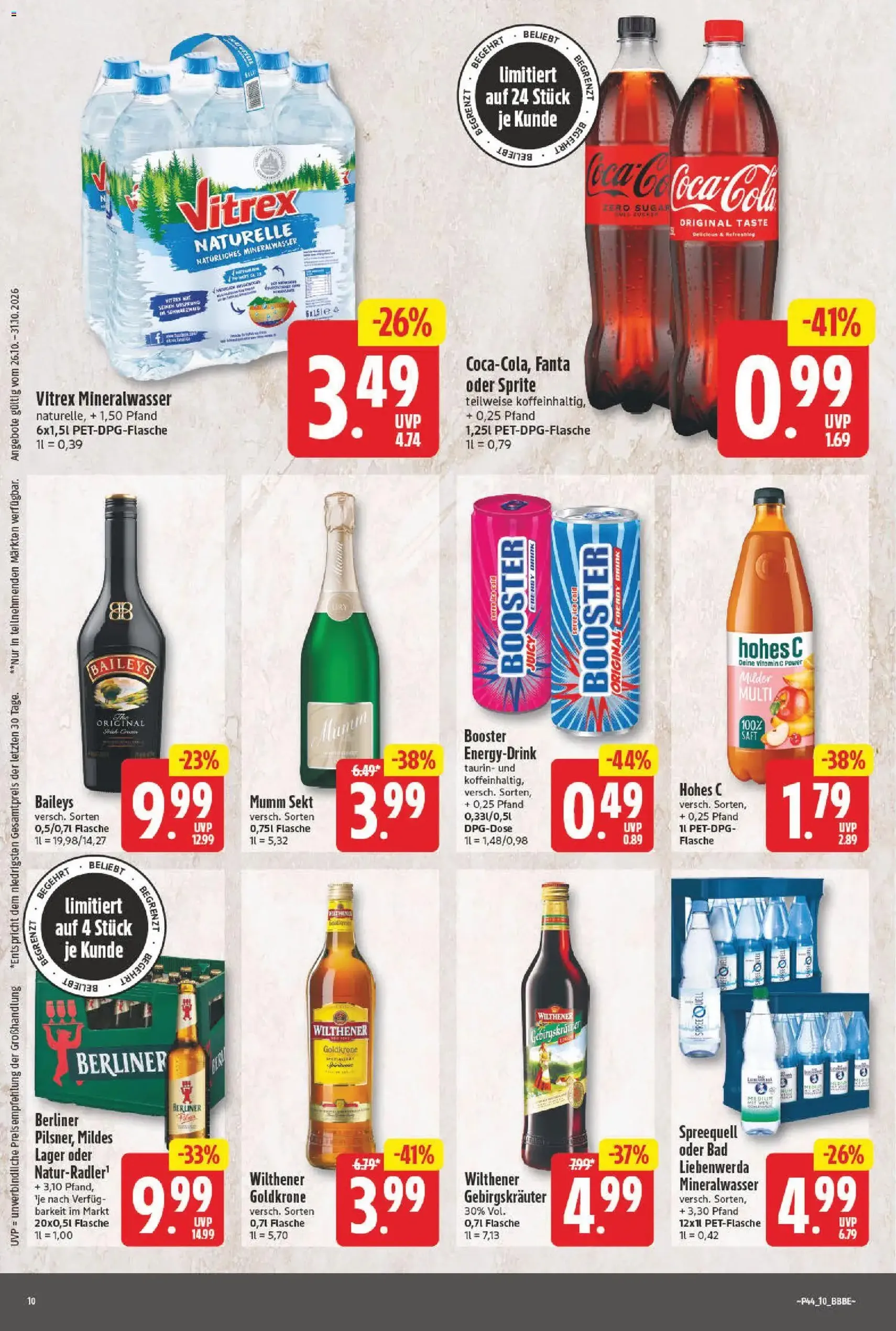 NP Discount Prospekt - Gültiger Prospekt ab 26.10.2026, Seite 10 von insgesamt 15