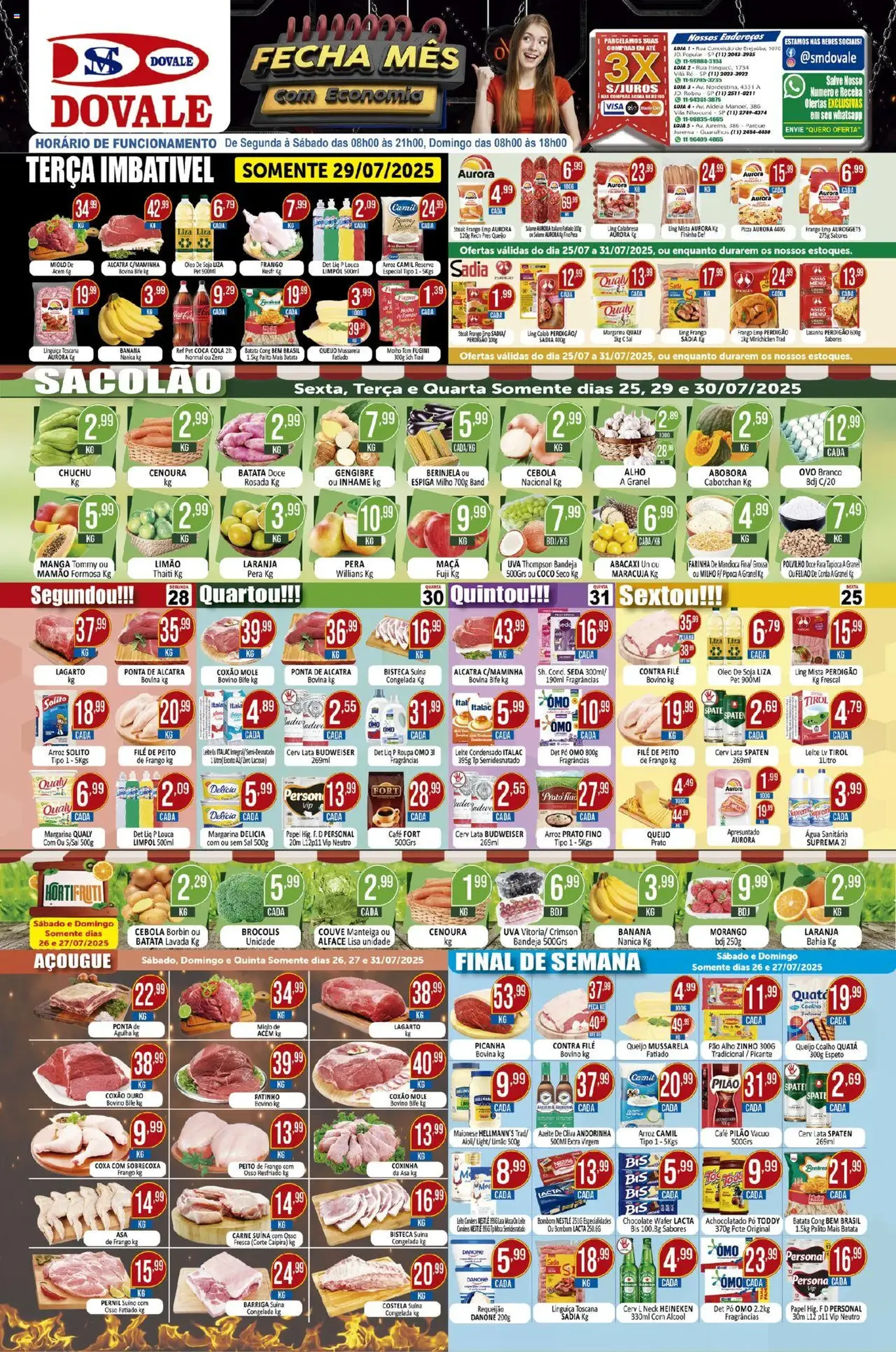 Dovale - Ofertas da semana - folheto válido a partir de 25/07/2025 página 1 de 2