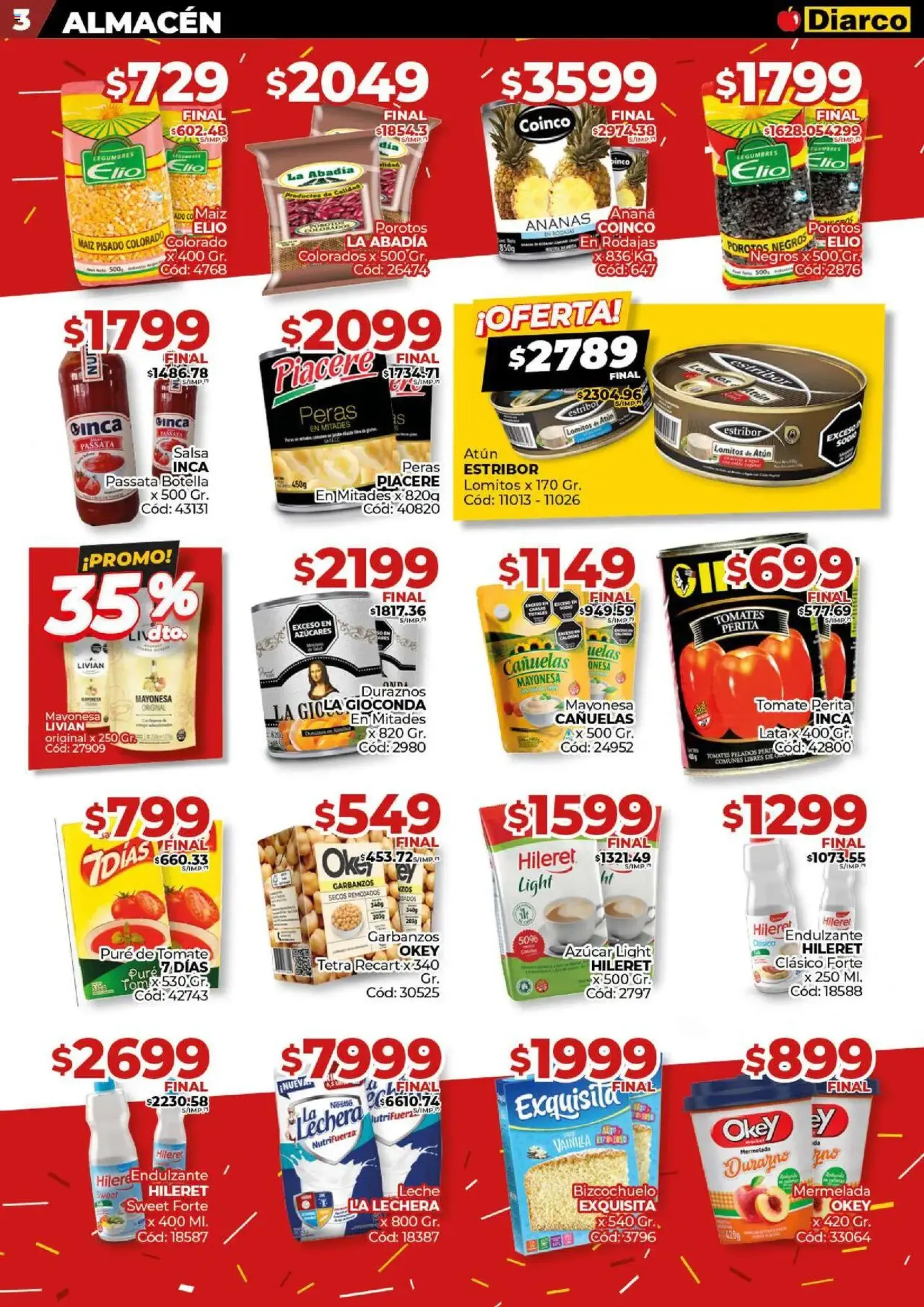 Diarco ofertas - folleto válido desde 28/07/2025 página 3 de 22 Diarco ofertas - folleto válido desde 28/07/2025 página 3 de 22