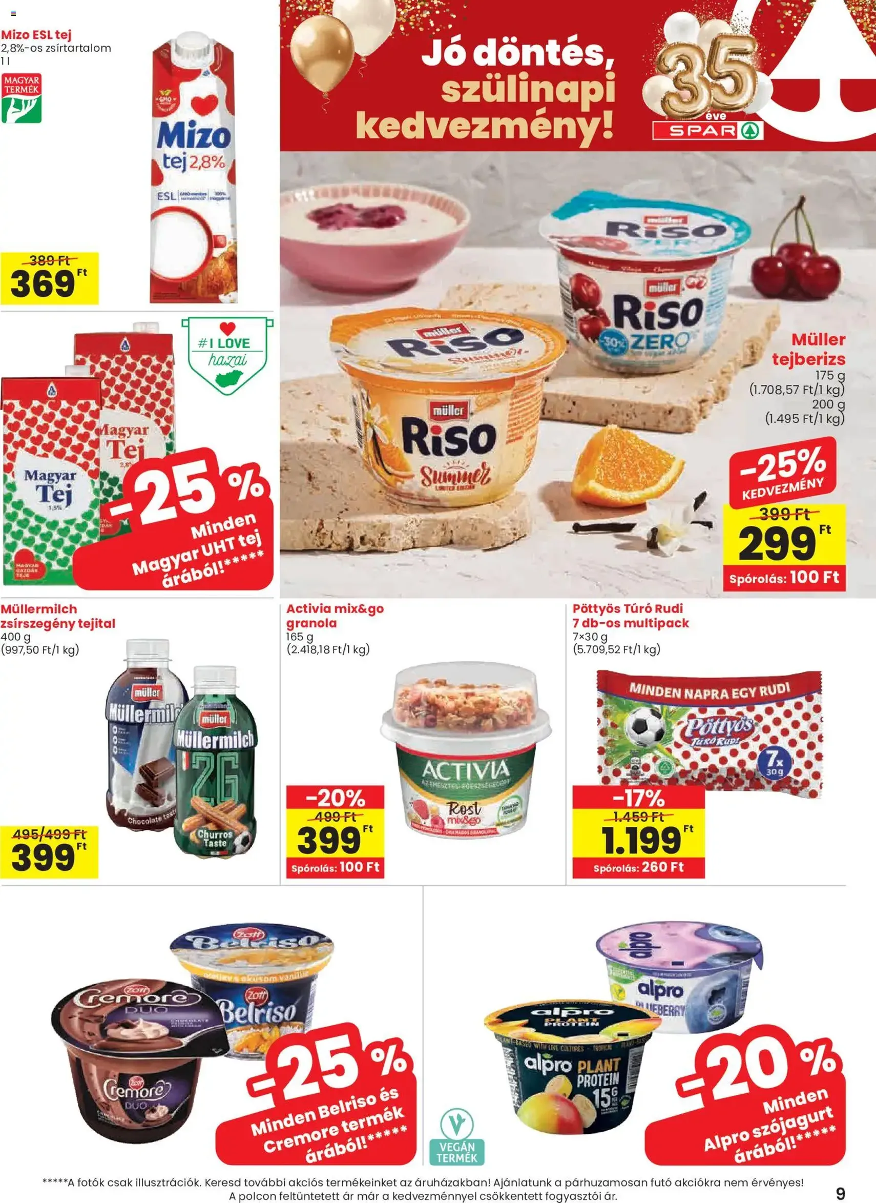 Spar akciós újság - 2026.07.02. érvényes szórólap 9 oldal 20 oldalból