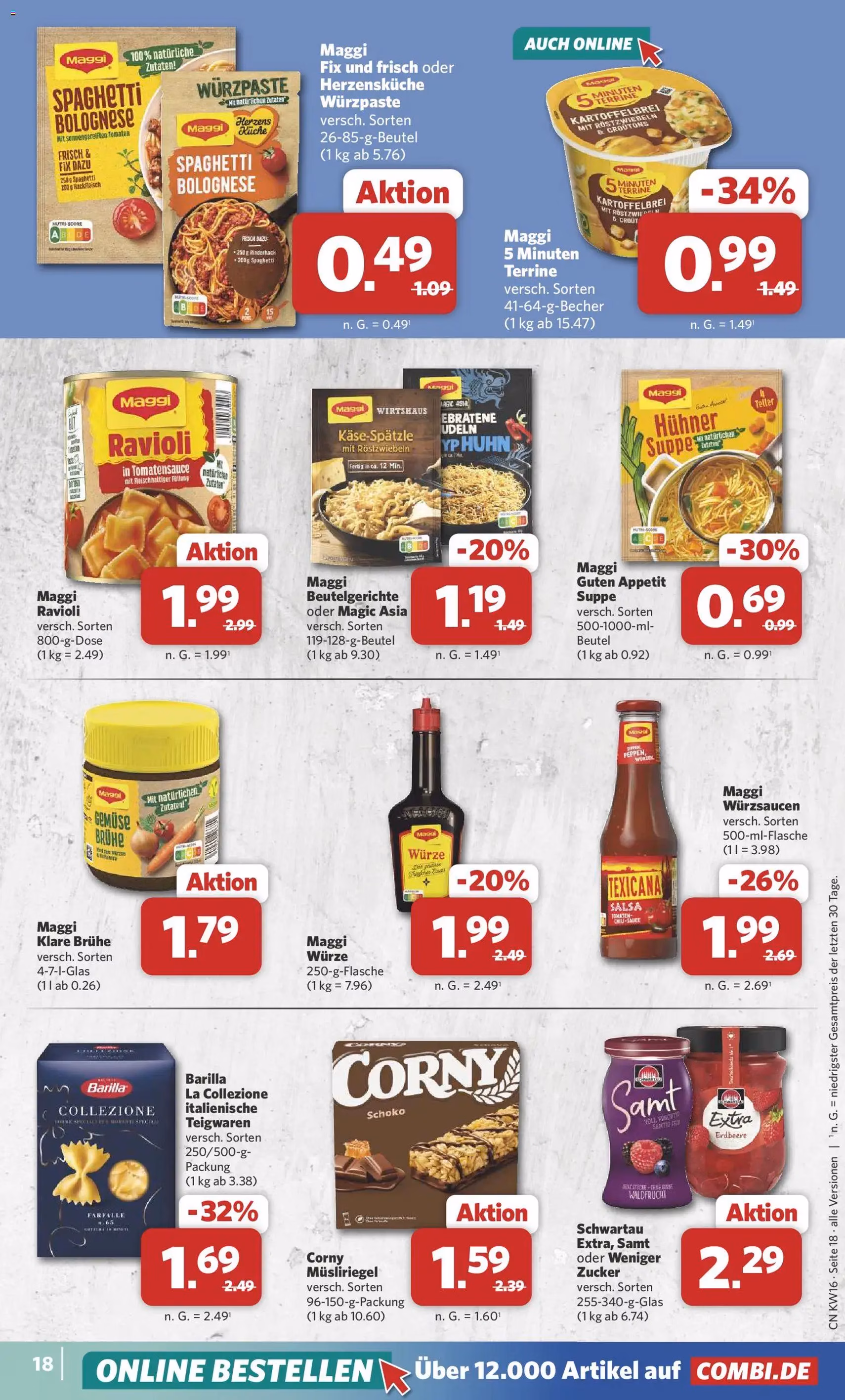 Combi Prospekt - Gültiger Prospekt ab 13.04.2026, Seite 18 von insgesamt 38