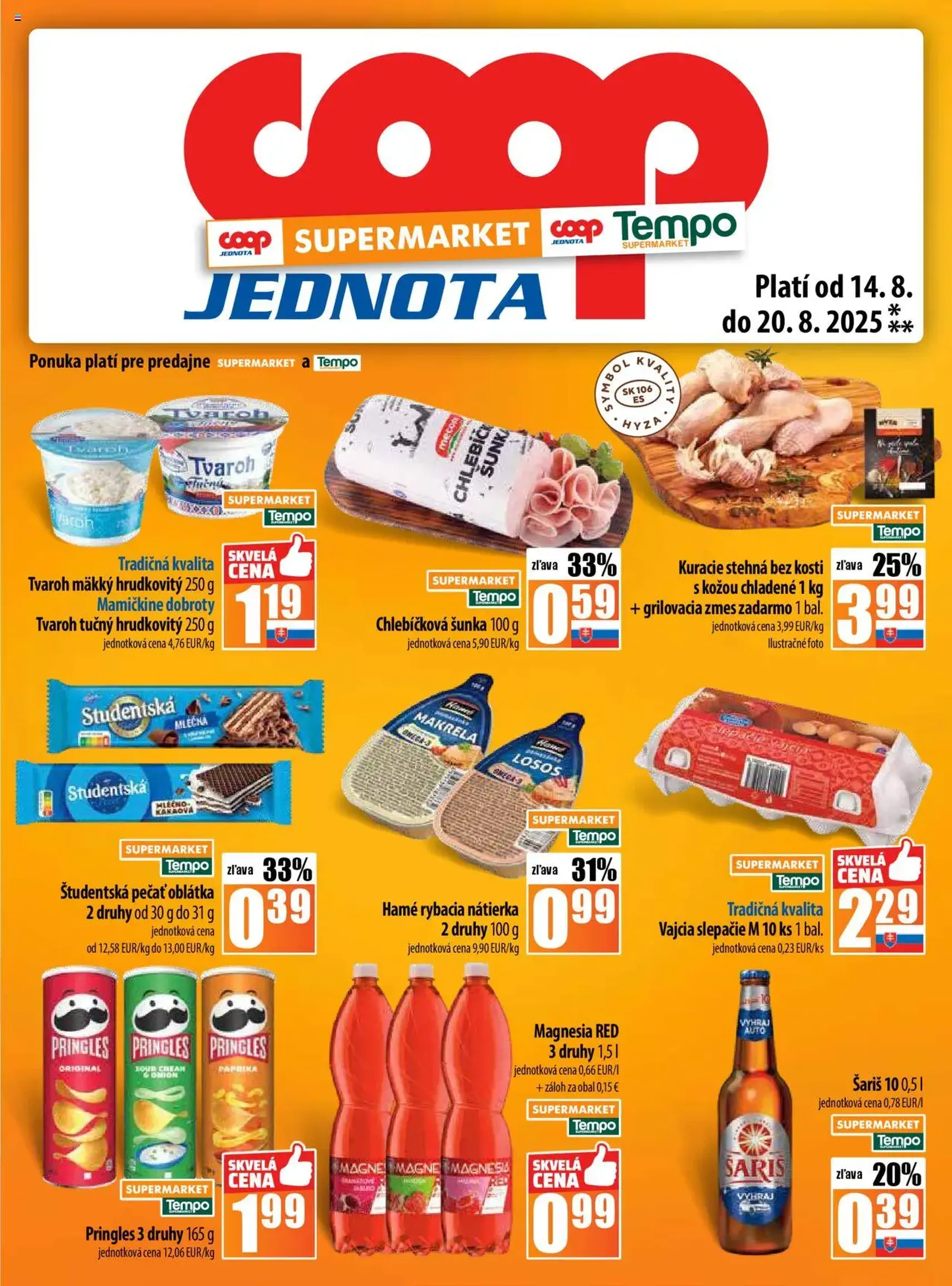 COOP Jednota leták - platný leták od 14.08.2025 strana 13 z 28
