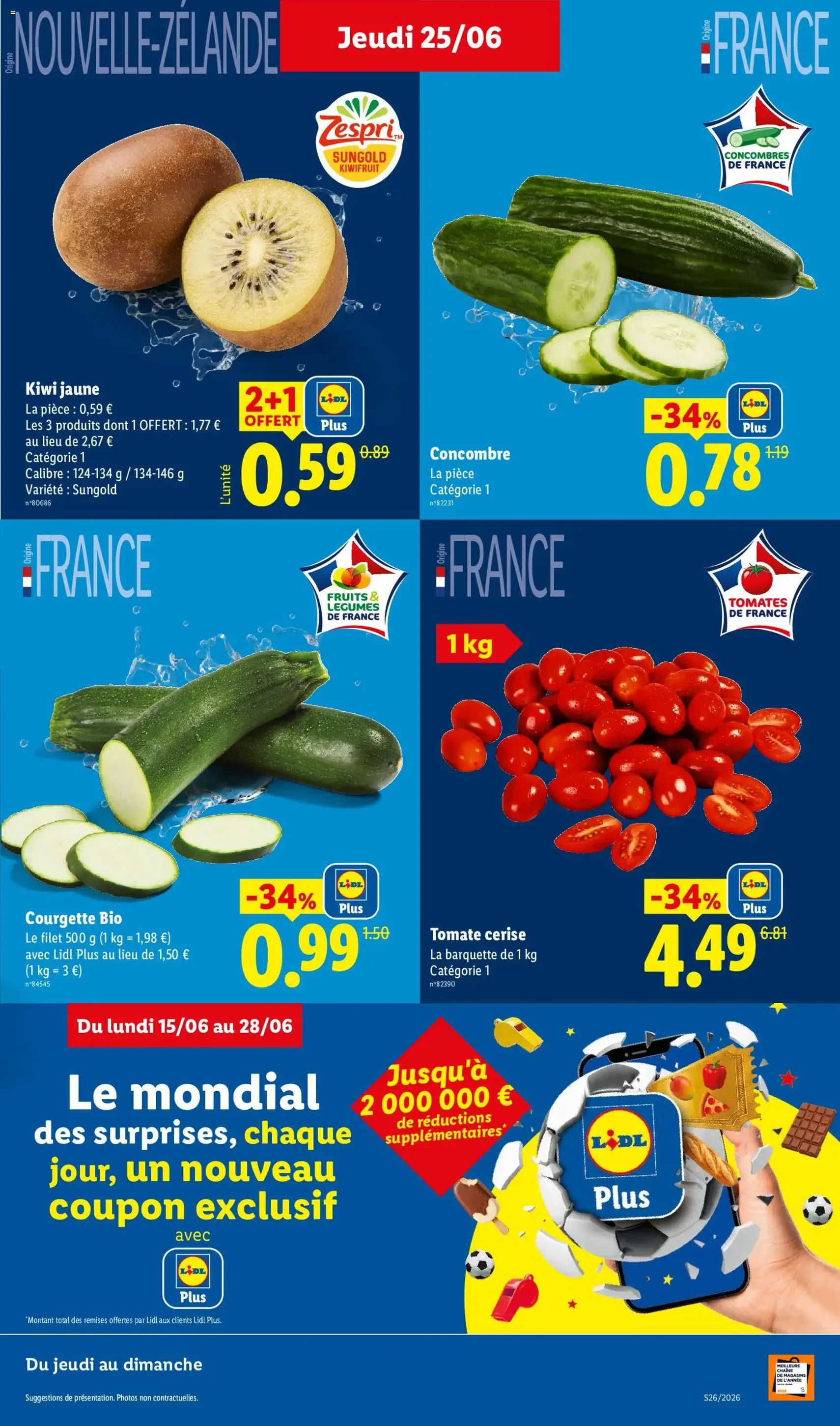 LIDL catalogue - brochure valable à partir du 25/06/2026, page 3 sur 72