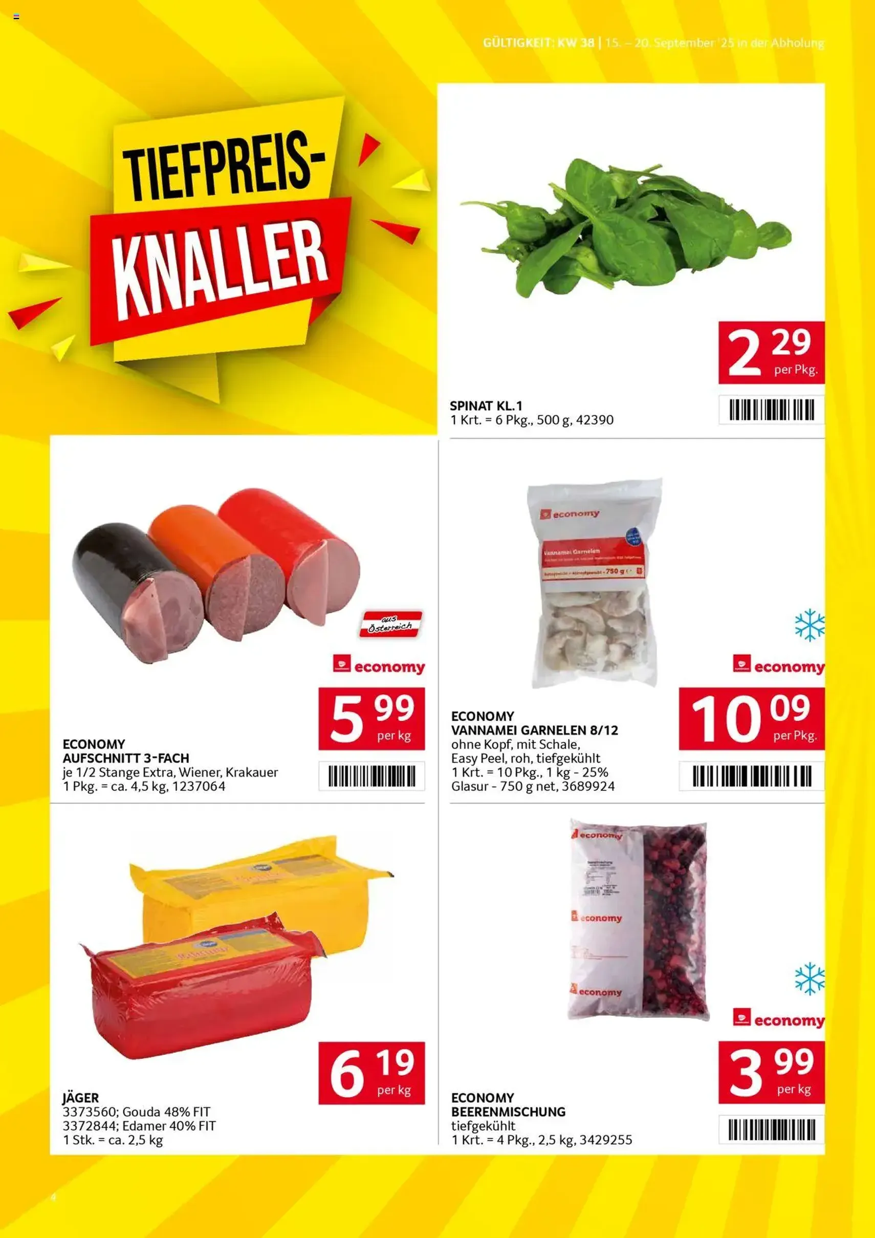 Transgourmet Flugblatt - Gültiger Prospekt ab 14.09.2025, Seite 4 von insgesamt 36 Transgourmet Flugblatt - Gültiger Prospekt ab 14.09.2025, Seite 4 von insgesamt 36