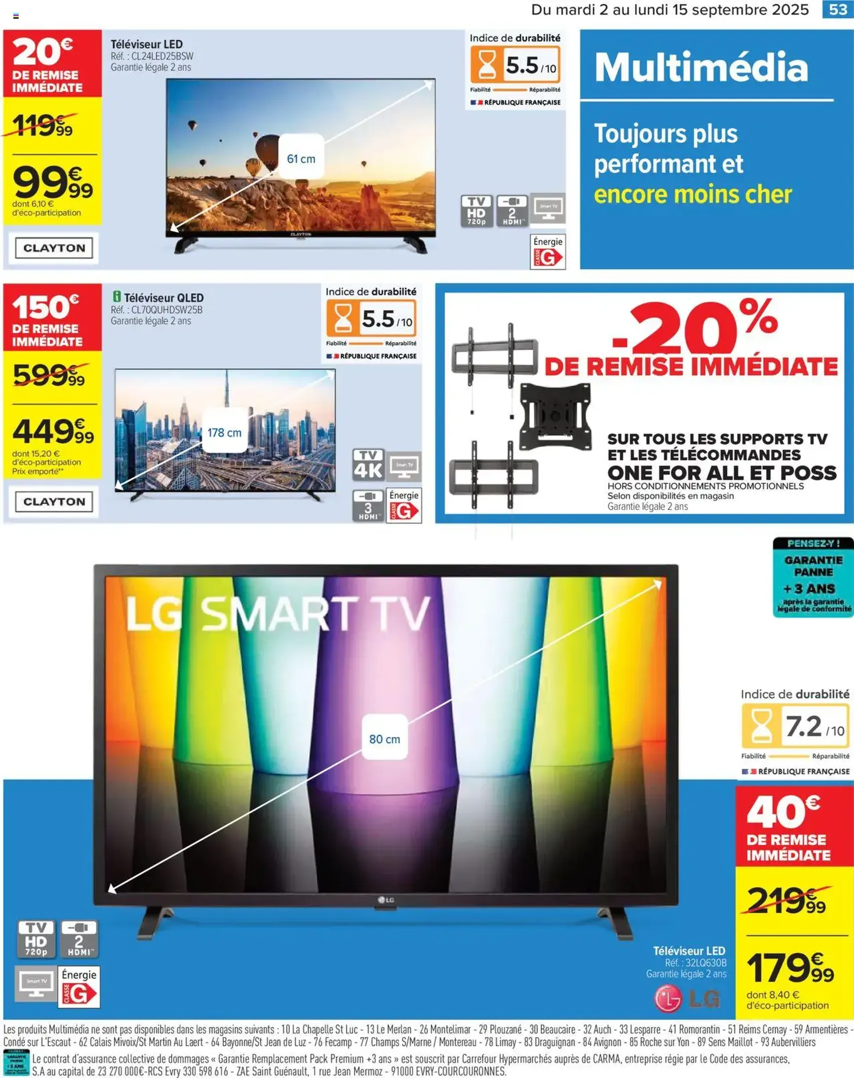 Carrefour catalogue semaine 36 - brochure valable à partir du 02/09/2025, page 55 sur 86 Carrefour catalogue semaine 36 - brochure valable à partir du 02/09/2025, page 55 sur 86