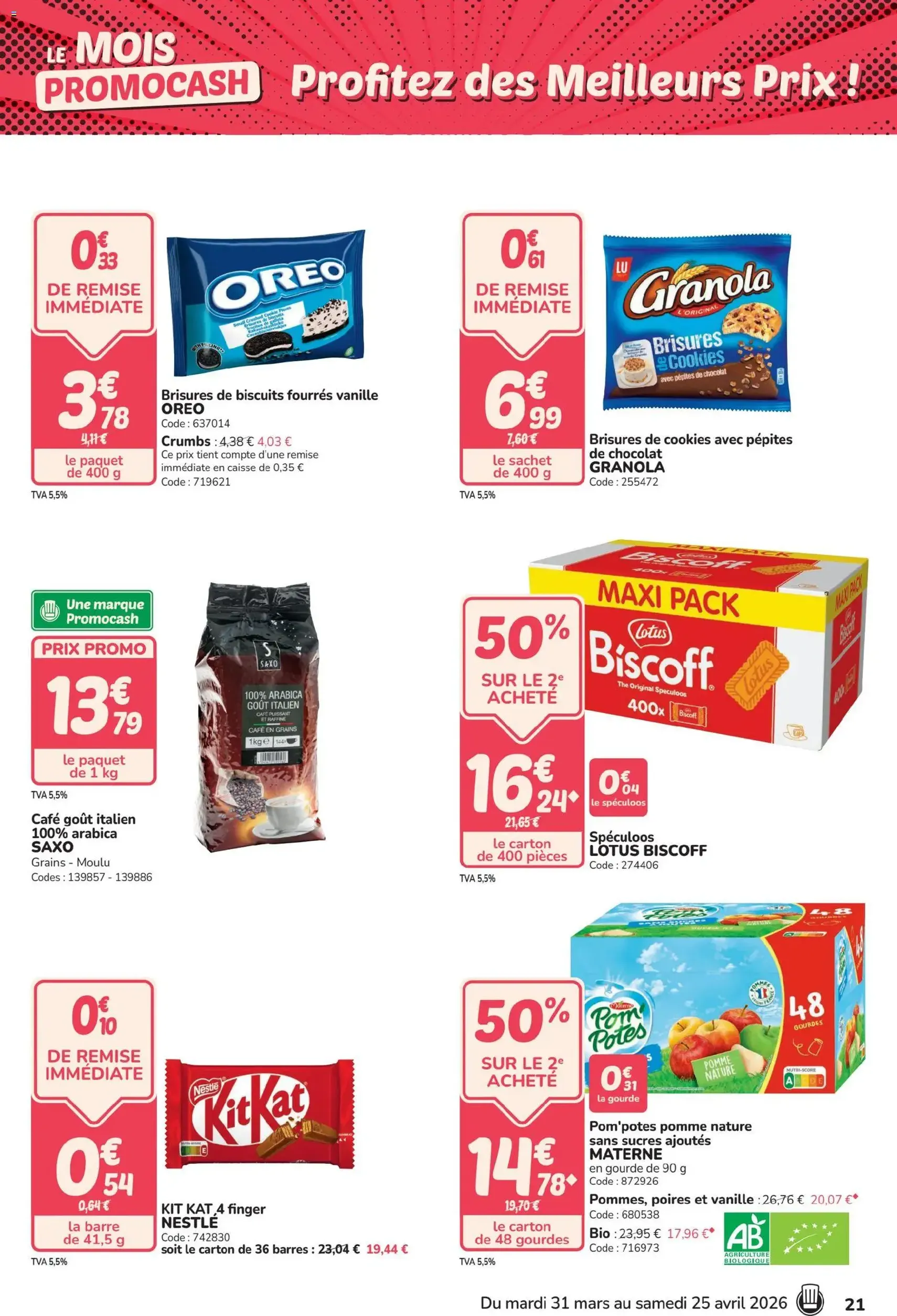 Promocash catalogue - brochure valable à partir du 31/03/2026, page 21 sur 44