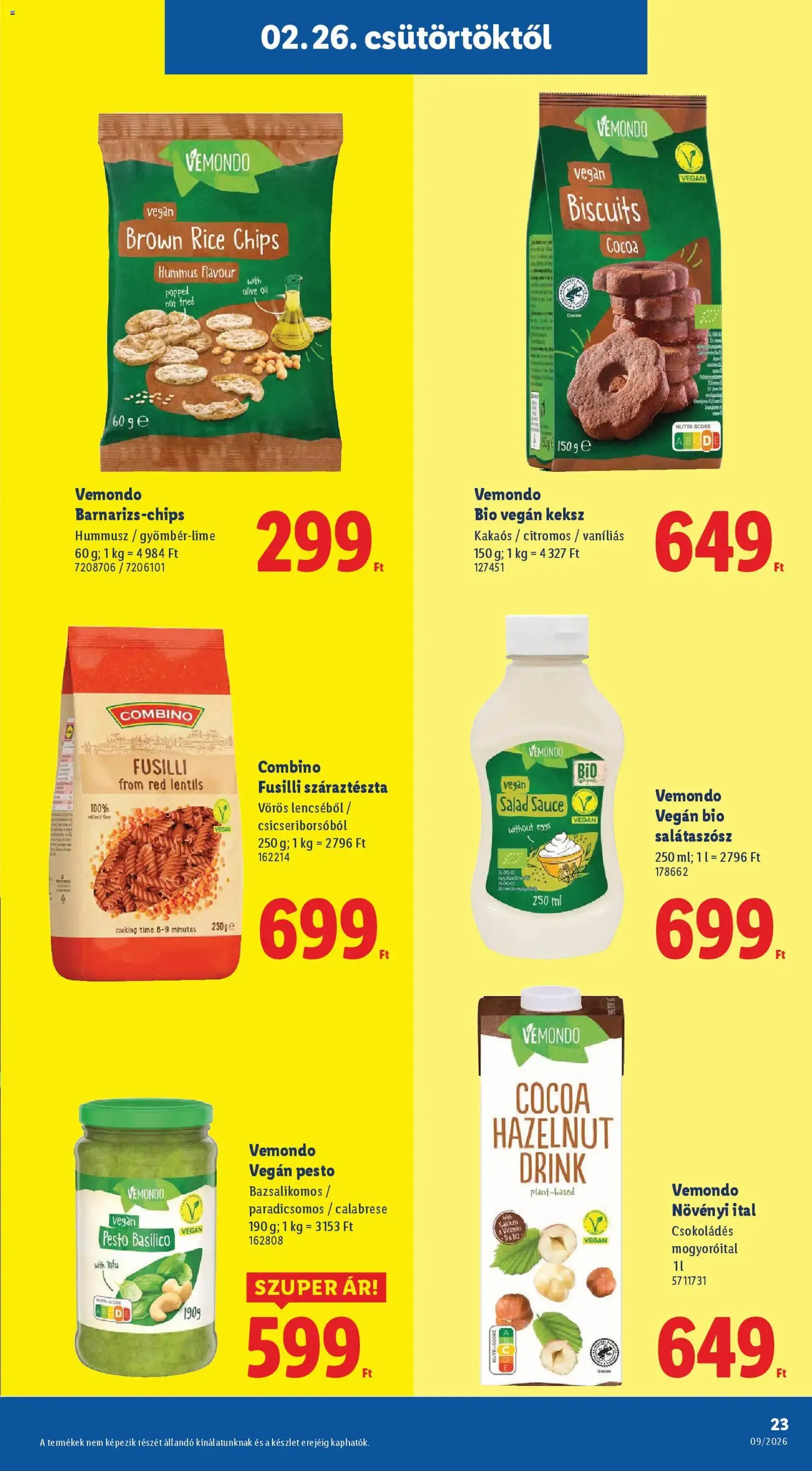 Lidl Akciós újság - 2026.02.26. érvényes szórólap 23 oldal 80 oldalból