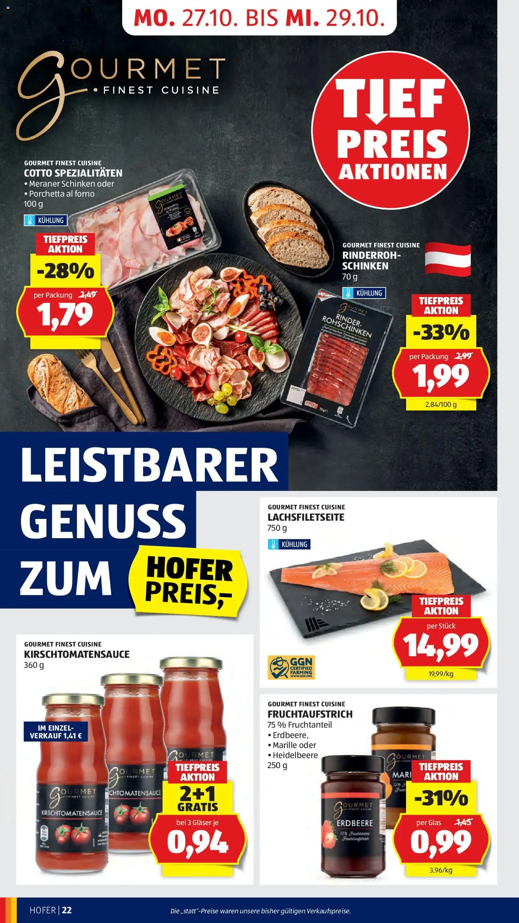 Hofer Flugblatt - Gültiger Prospekt ab 24.10.2025, Seite 24 von insgesamt 45 Hofer Flugblatt - Gültiger Prospekt ab 24.10.2025, Seite 24 von insgesamt 45