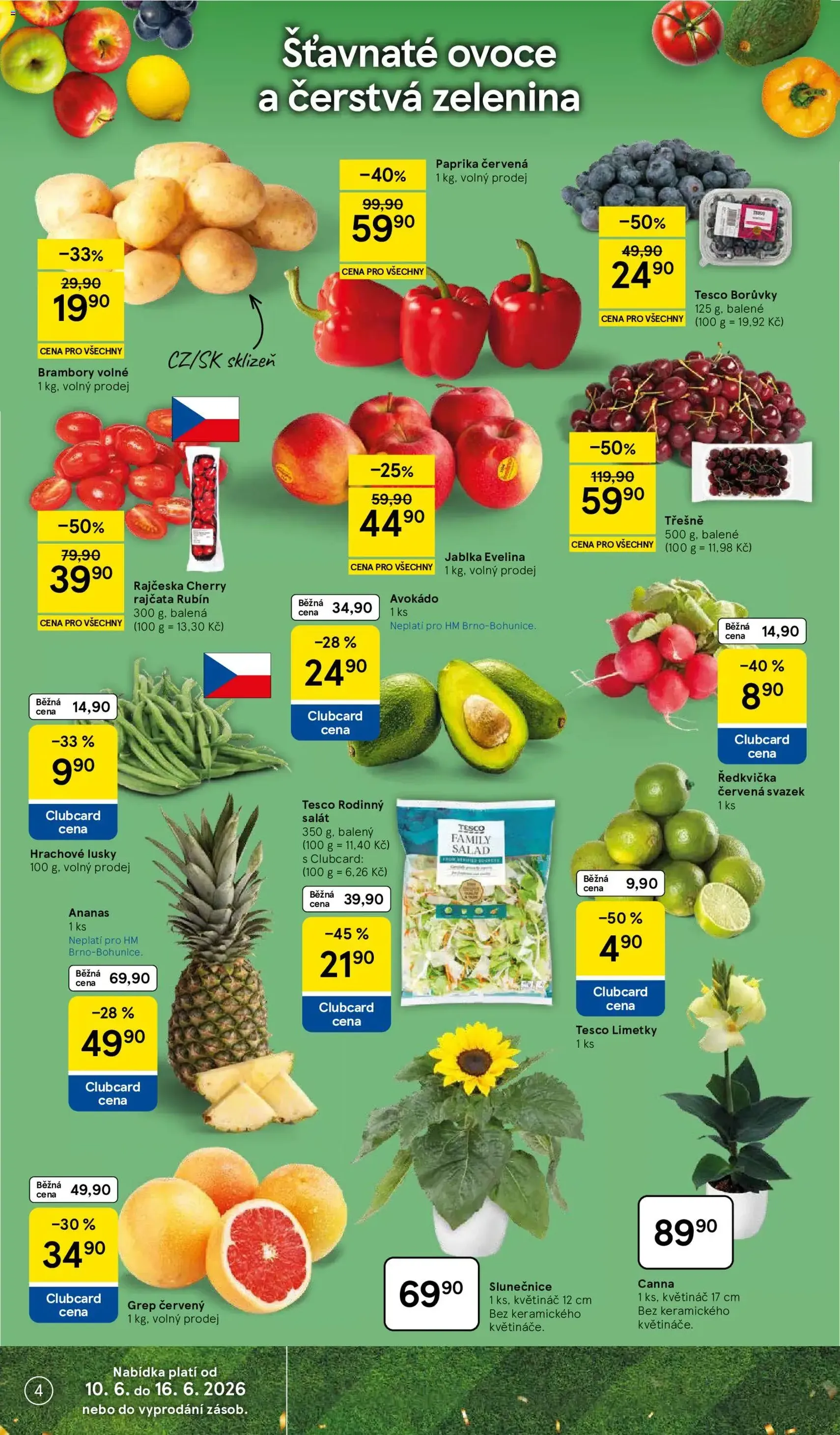 Tesco leták - Hypermarket - platný leták od 10.06.2026 strana 4 z 39