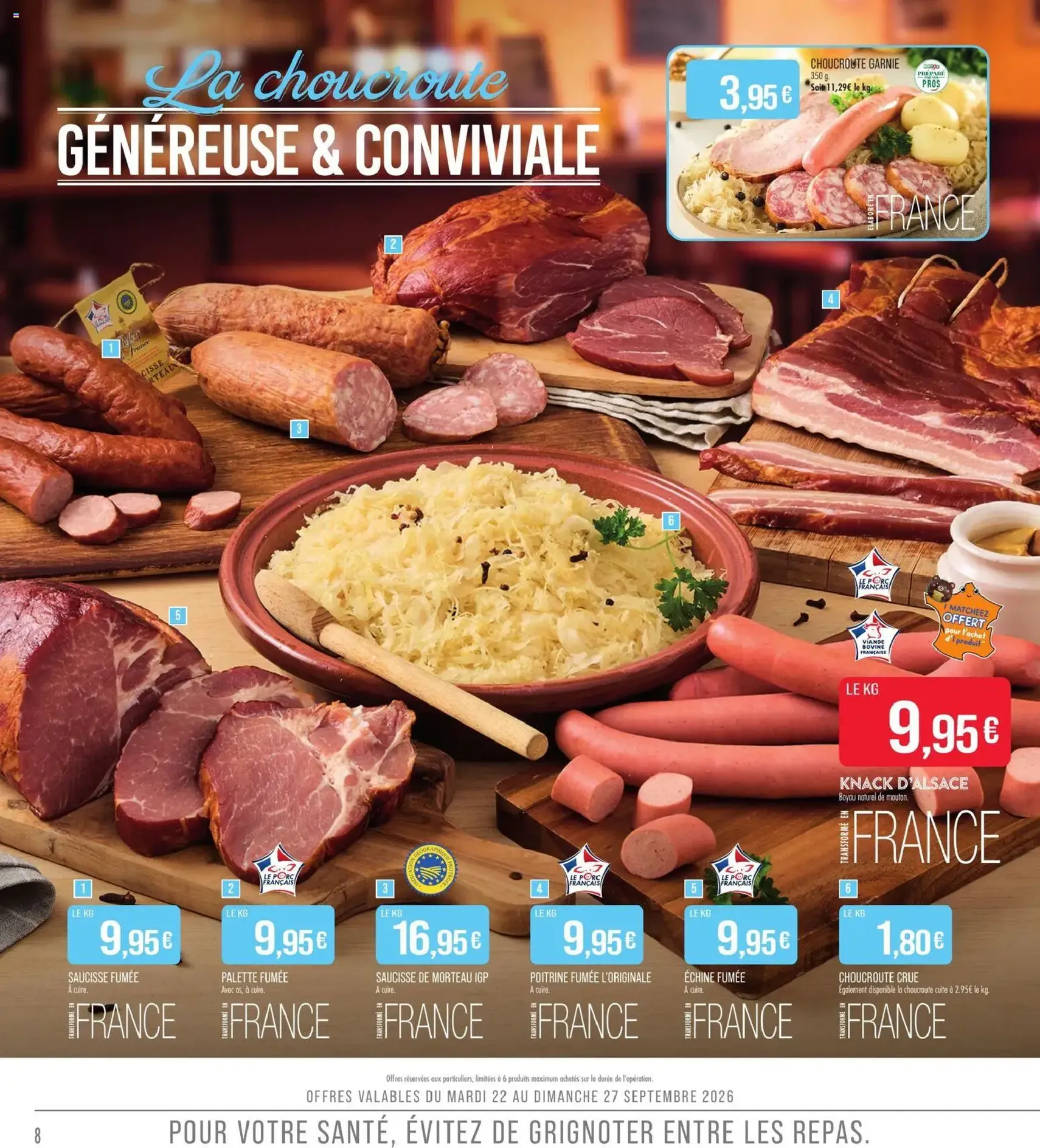 Match Supermarché catalogue - brochure valable à partir du 22/09/2026, page 8 sur 24