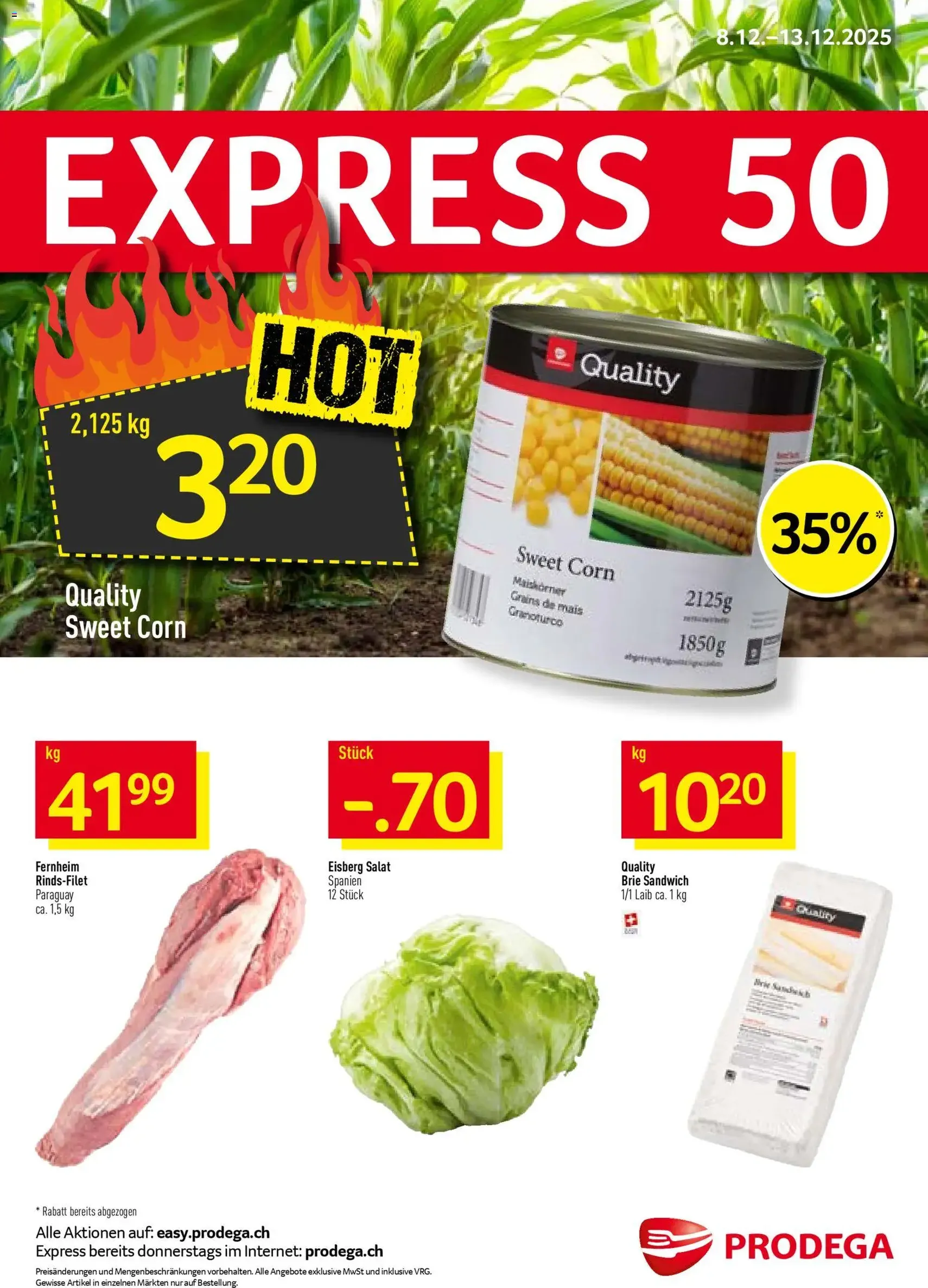 Prodega Aktionen - Gültiger Prospekt ab 08.12.2025, Seite 1 von insgesamt 36