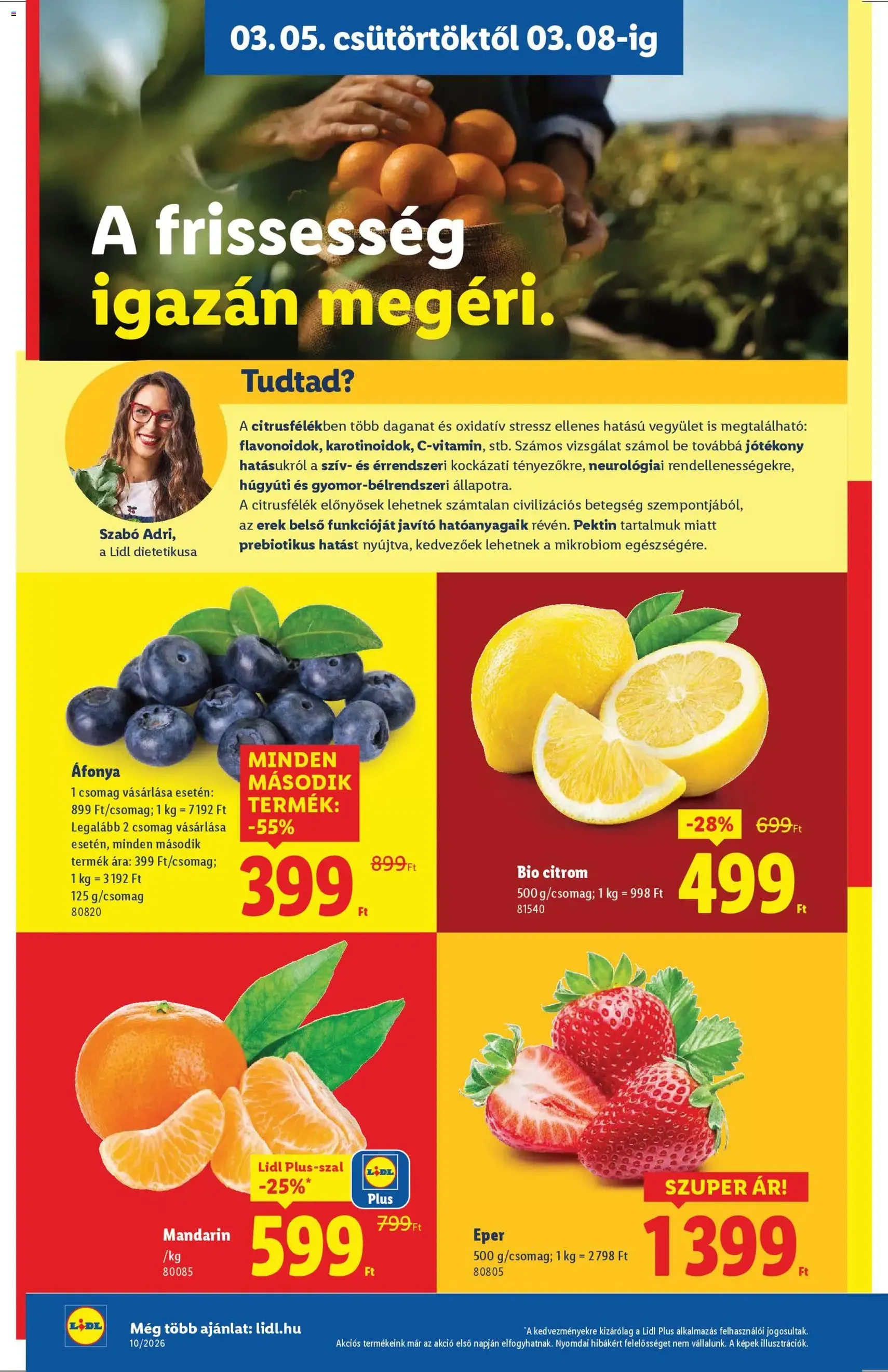 Lidl akciós újság - 2026.03.05. érvényes szórólap 2 oldal 64 oldalból