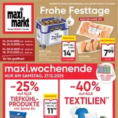 Maximarkt Flugblatt - Prospekt Vorschau gültig ab 23.12.2025