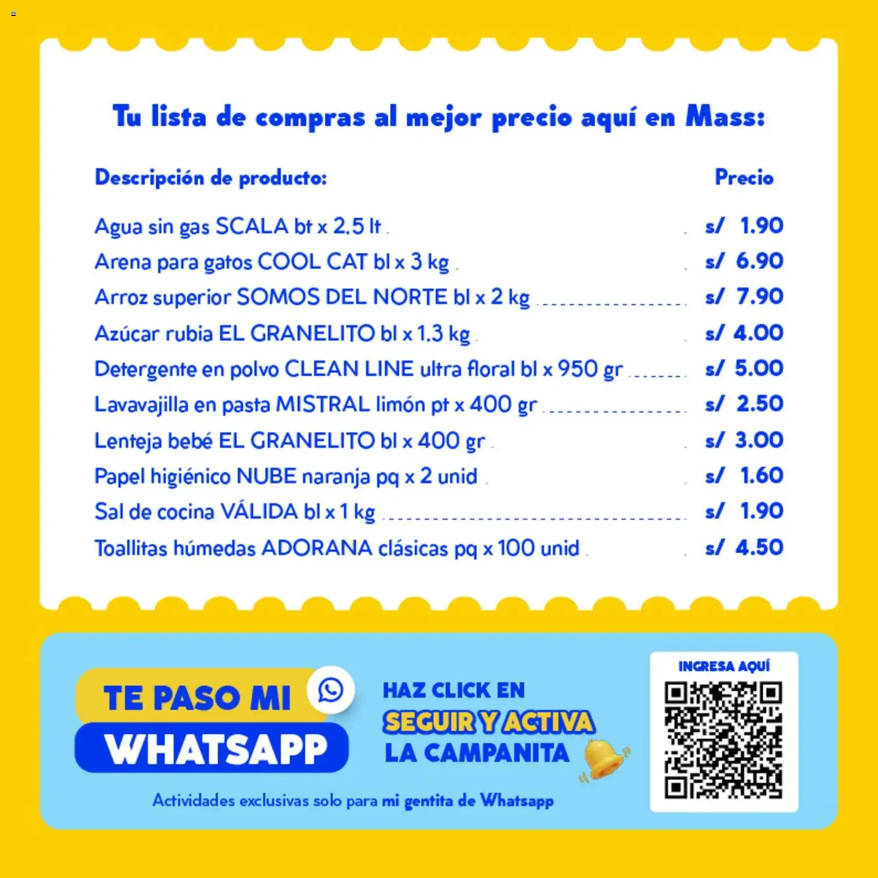 Mass catálogo - folleto válido desde 01/06/2026 página 7 de 9