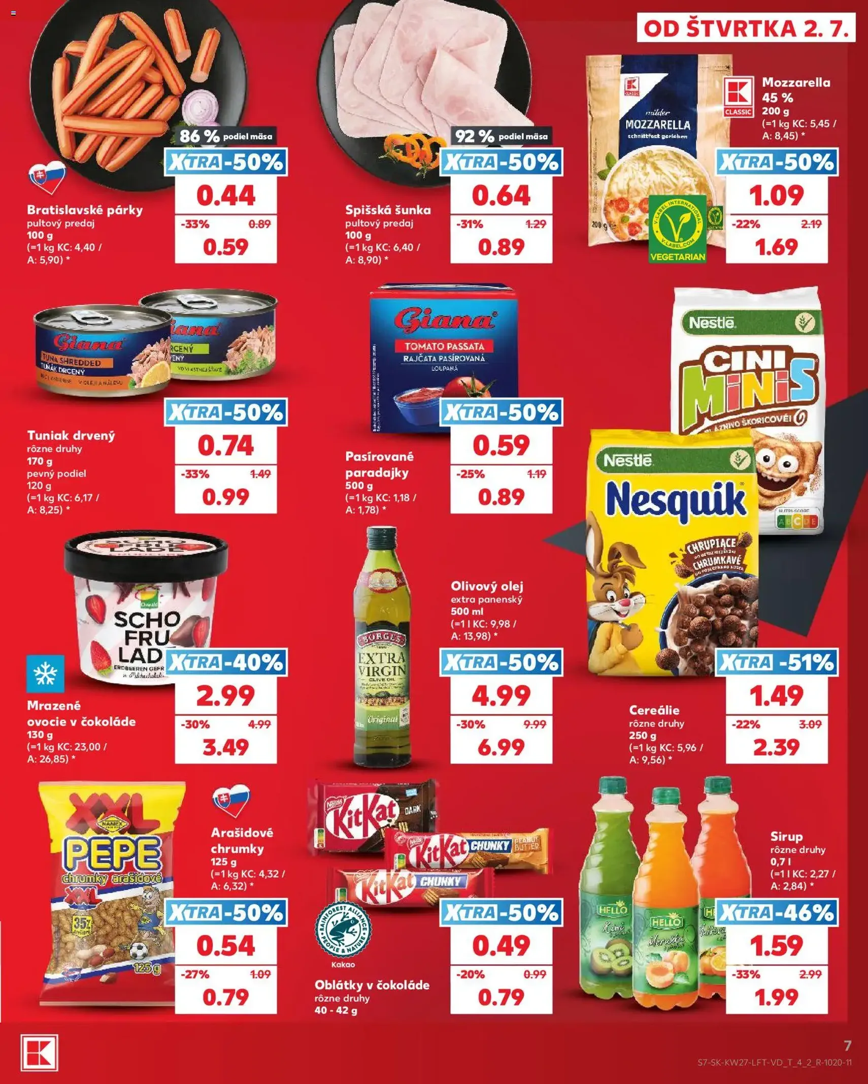 Kaufland leták - platný leták od 02.07.2026 strana 7 z 80