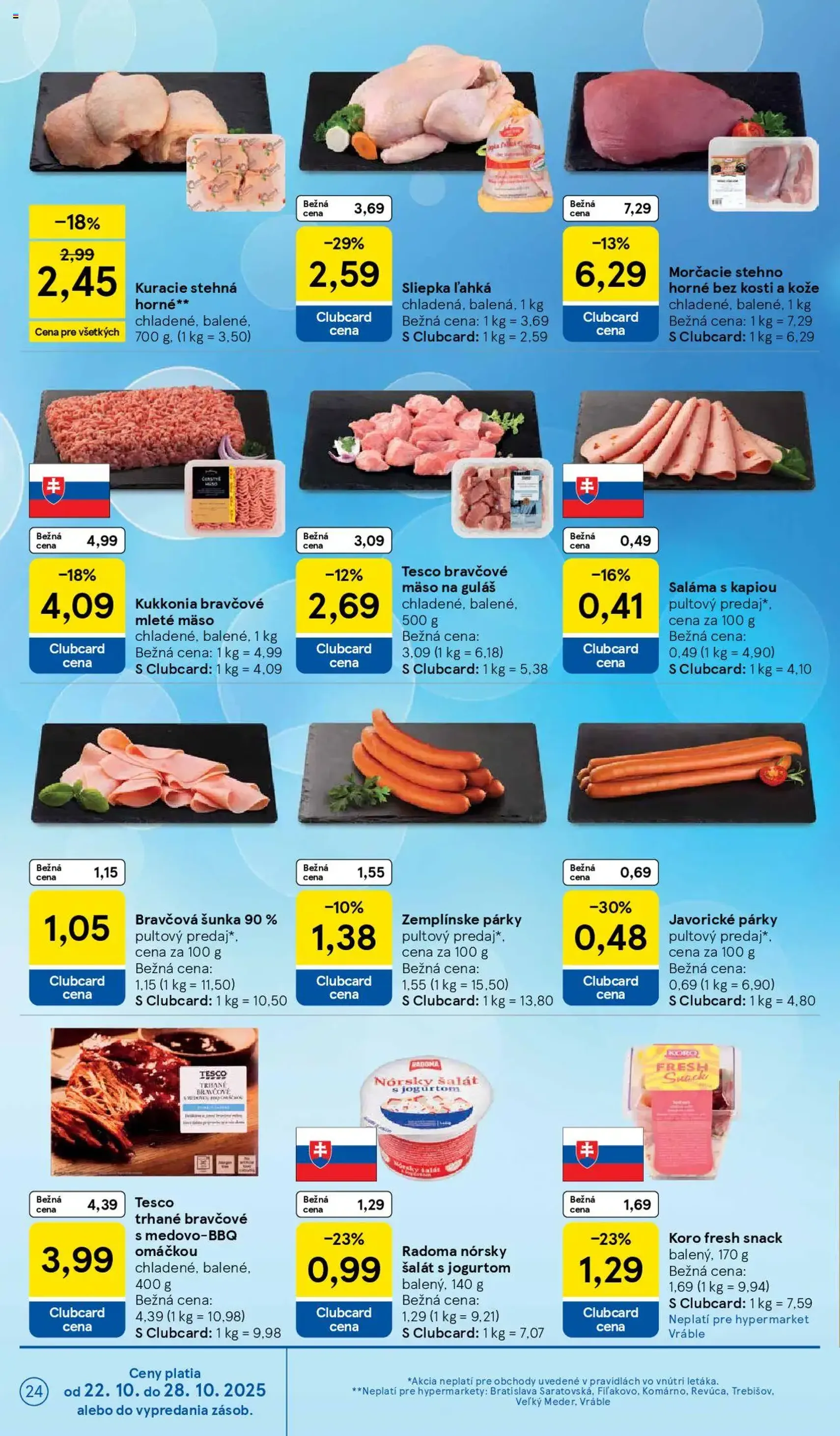 Tesco Hypermarket - leták - platný leták od 22.10.2025 strana 24 z 40 Tesco Hypermarket - leták - platný leták od 22.10.2025 strana 24 z 40